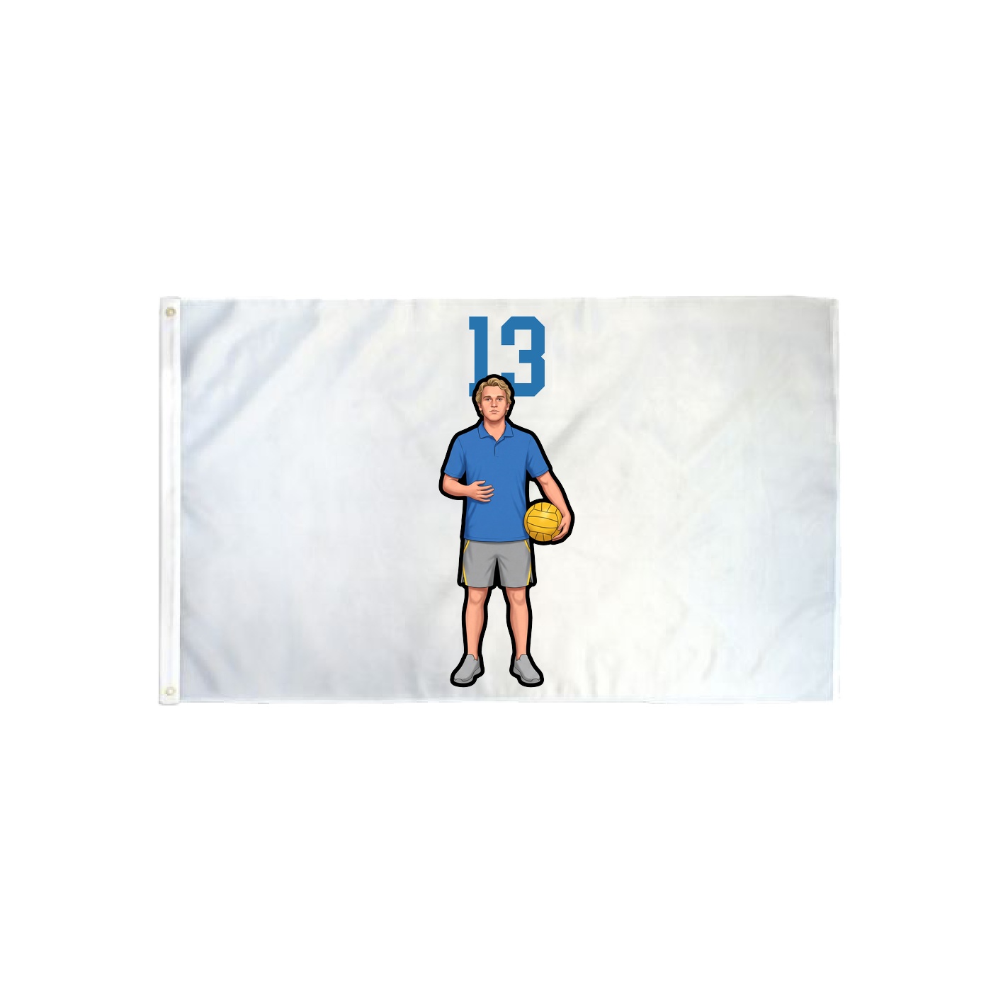 3x5 Flag — Number Top in Classic