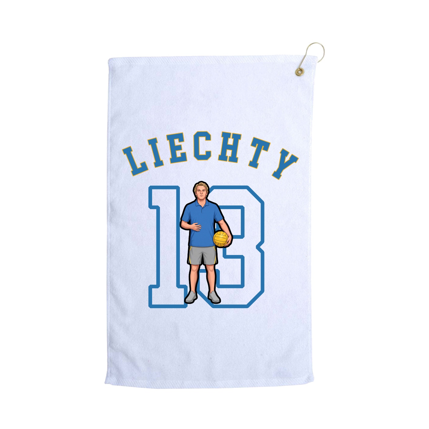 Golf Towel — Shirsey Arch in White
