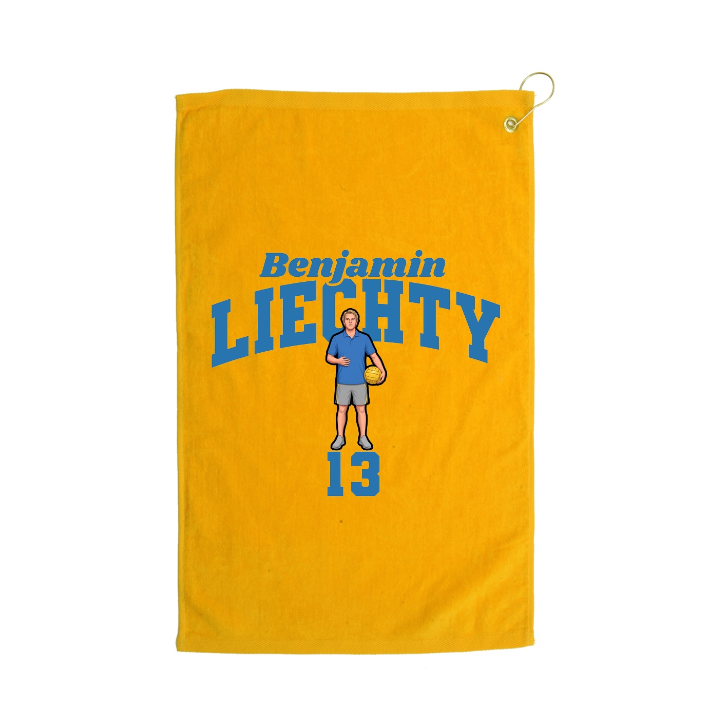 Golf Towel — Signature Arch in Gold