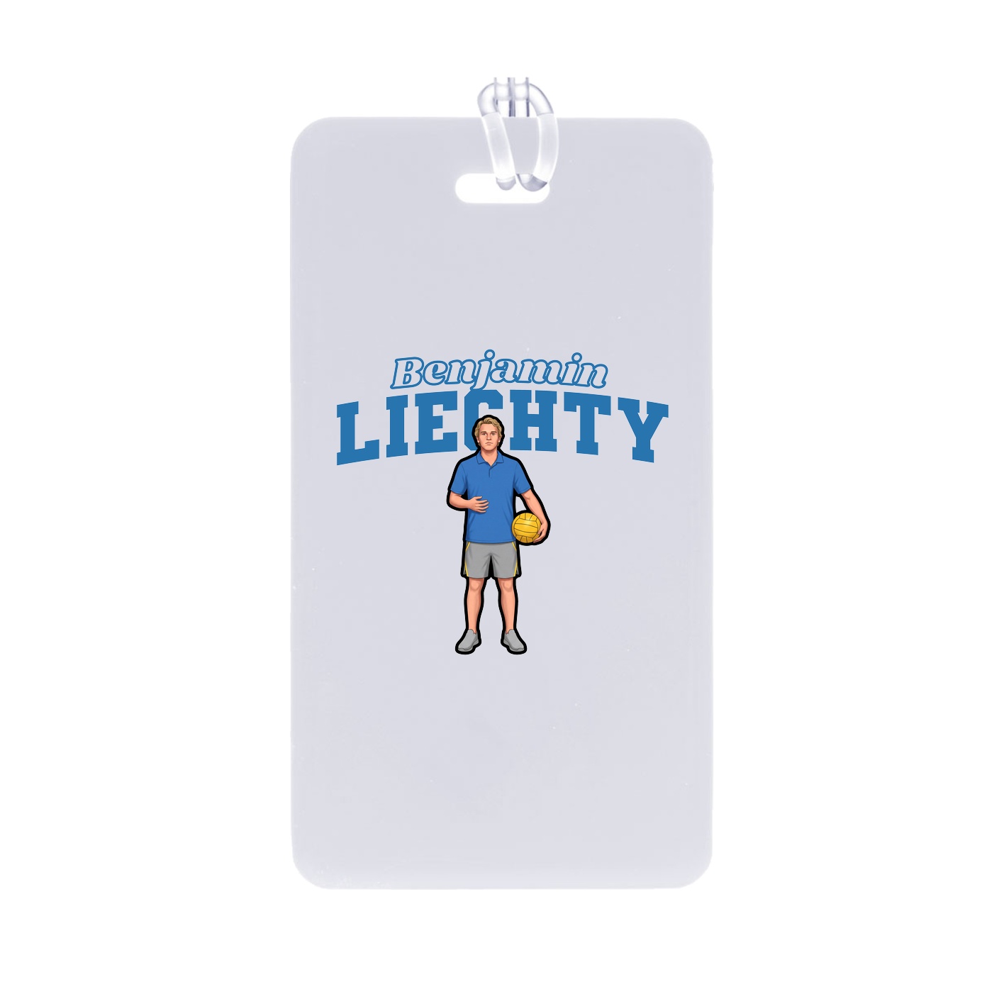Bag Tag — Name Arch in Classic