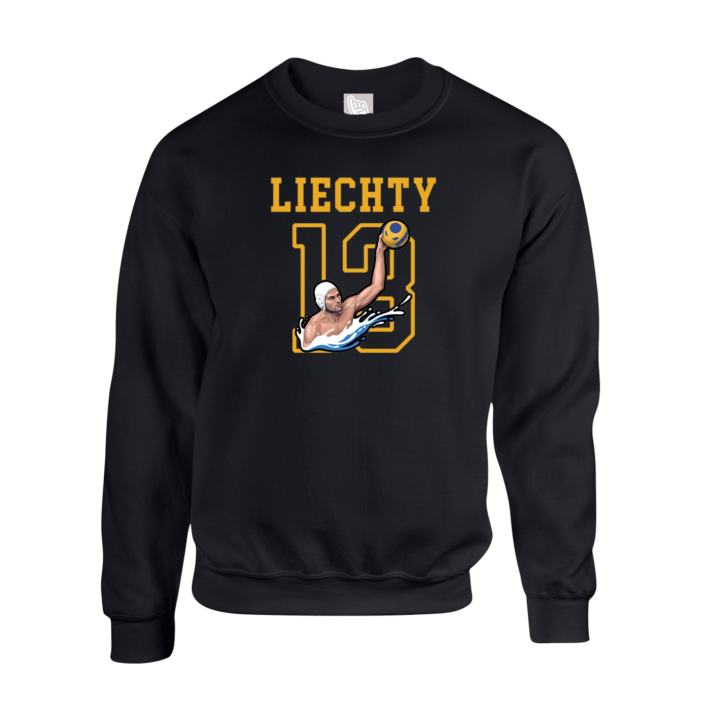 Fleece Crew — Shirsey in Black