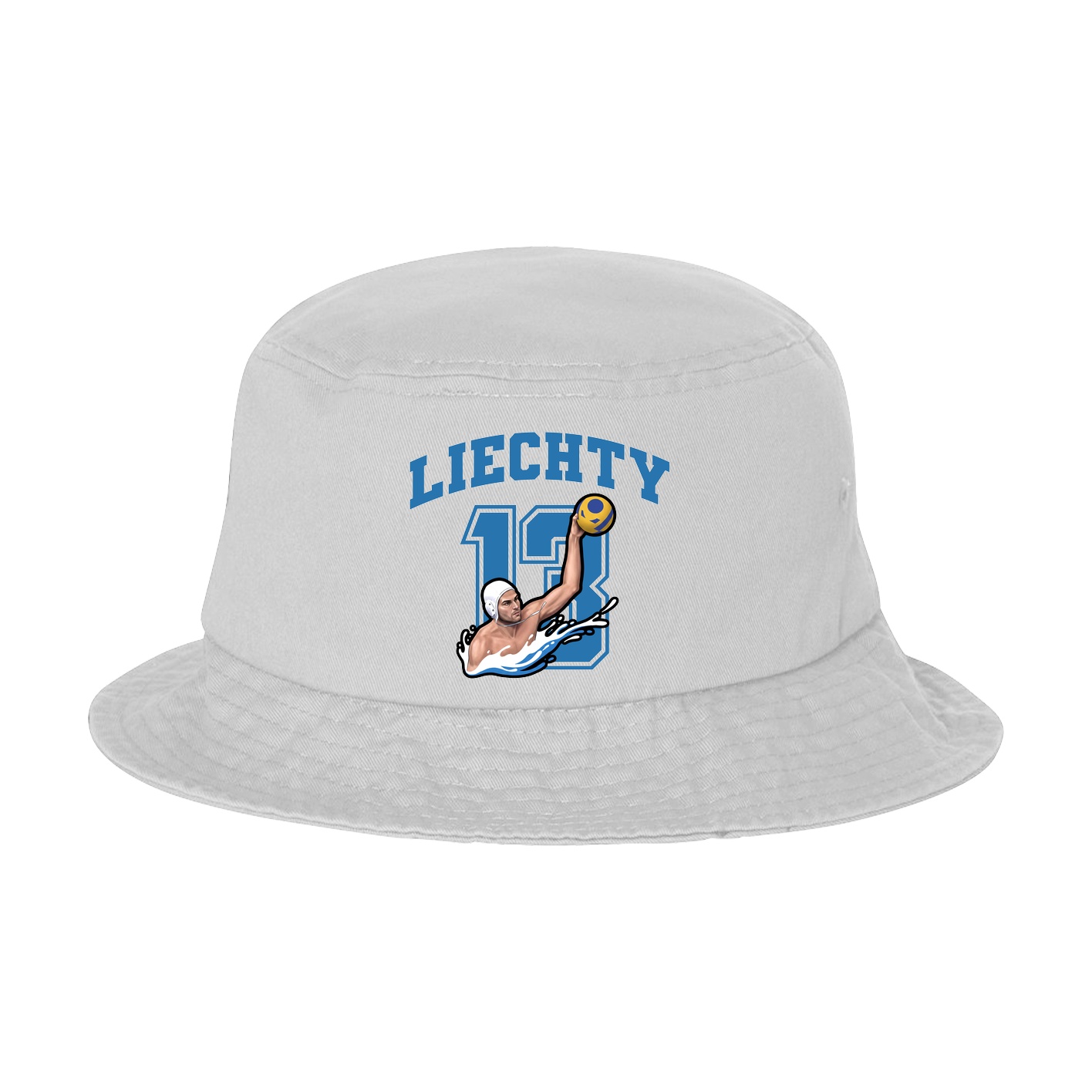 Bucket Cap — Number in White