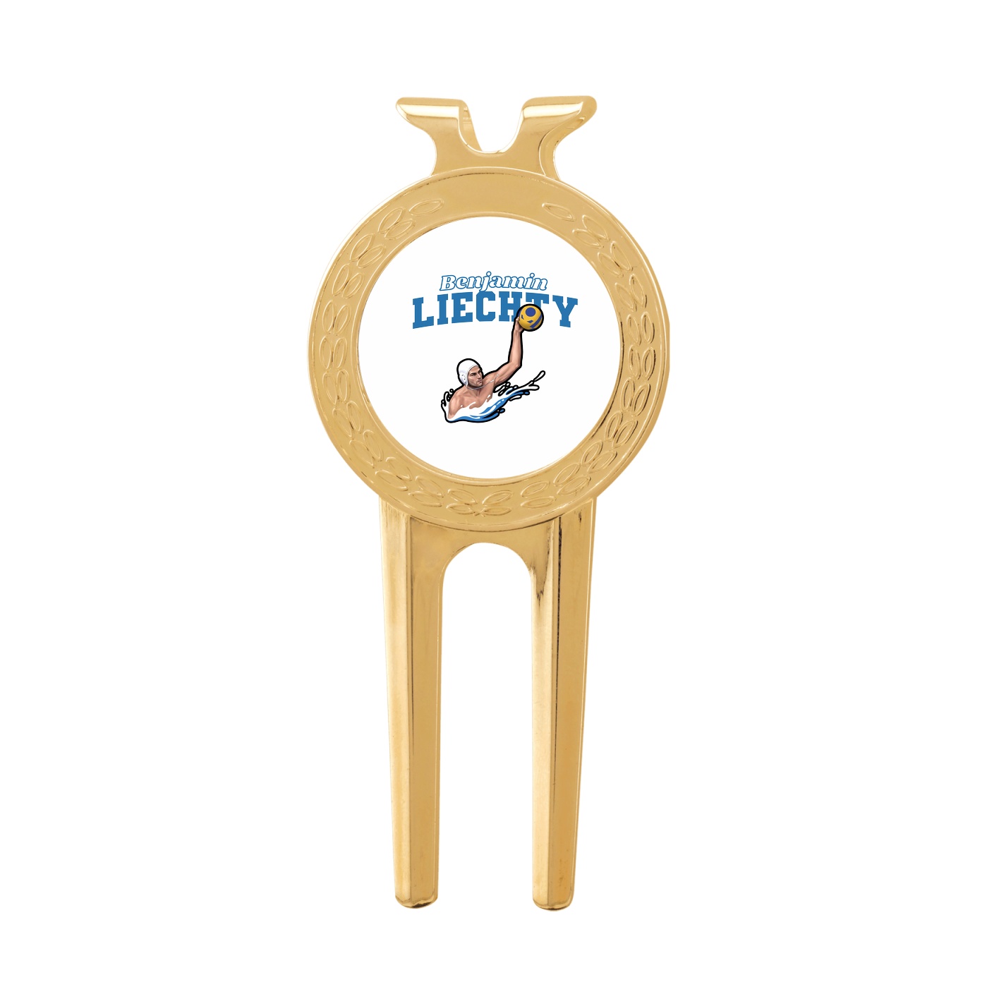 Divot Tool with Ball Marker — Name Arch in Classic