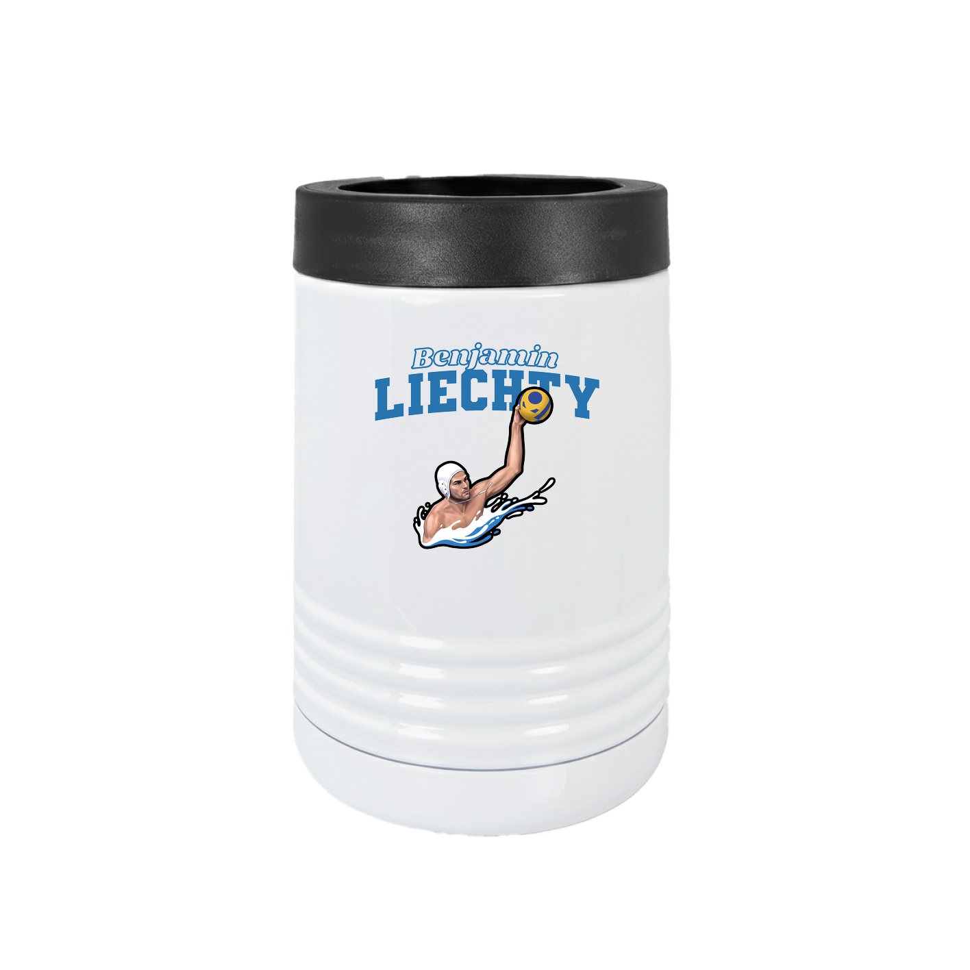 Beverage Holder — Name Arch in White