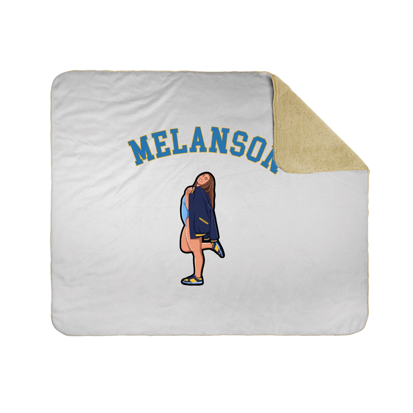 Throw Blanket — Shirsey Arch in White