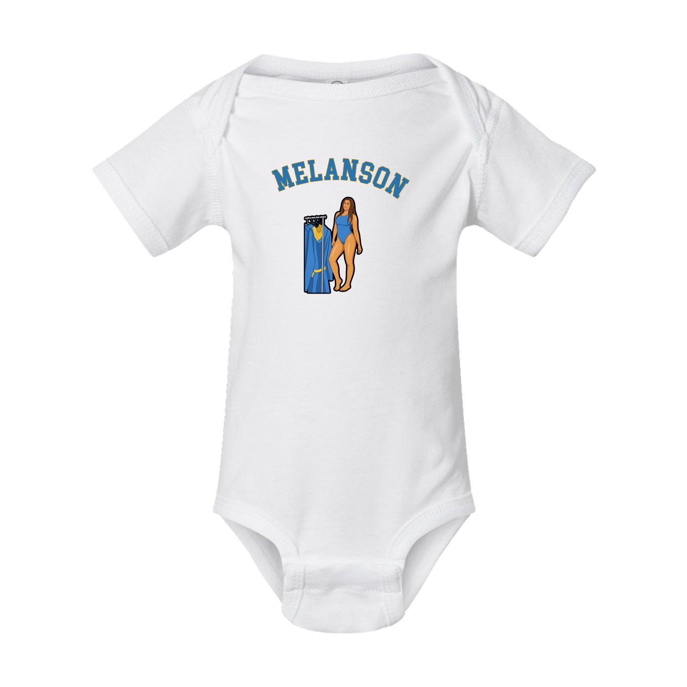 Baby Onesie — Shirsey Arch in White