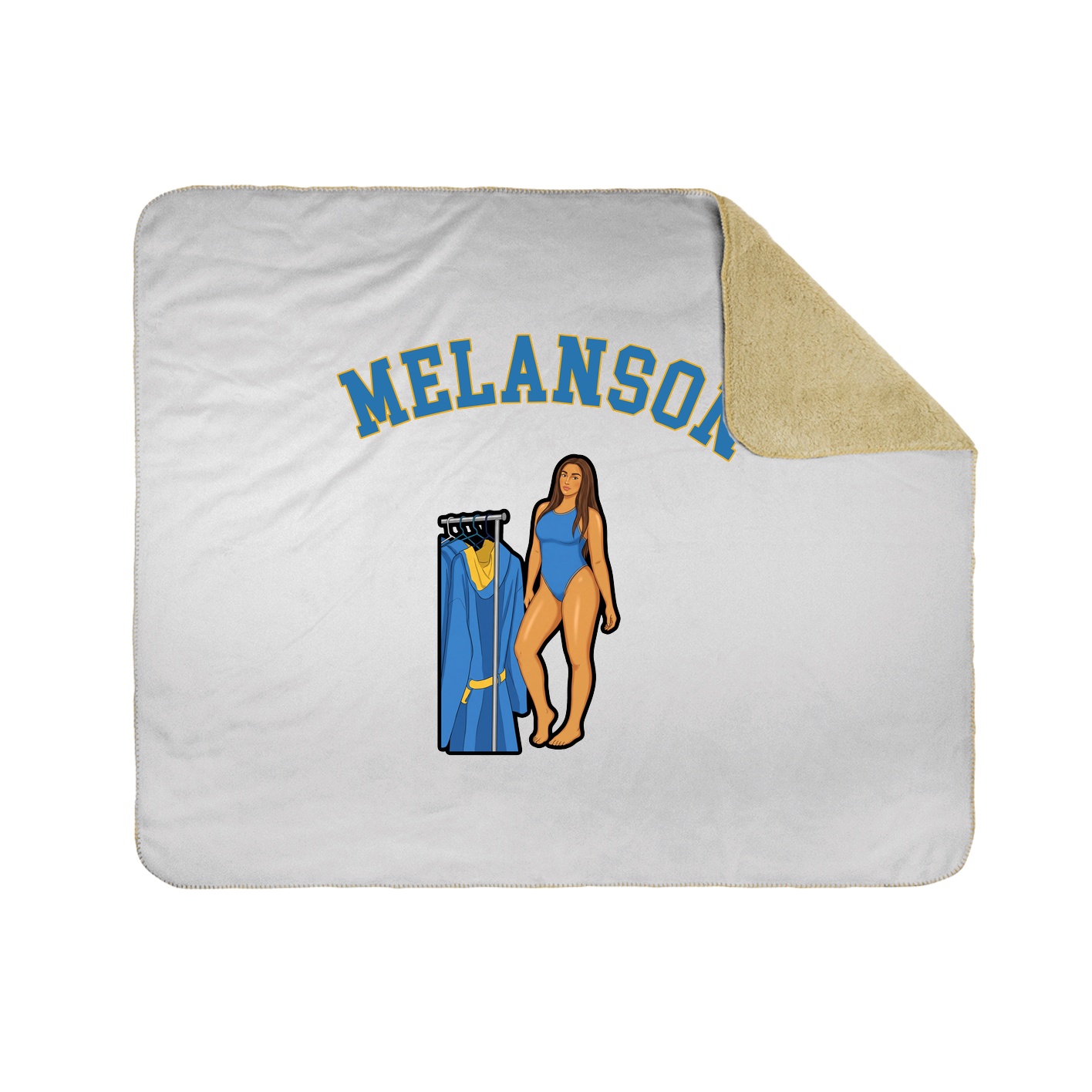 Throw Blanket — Shirsey Arch in White