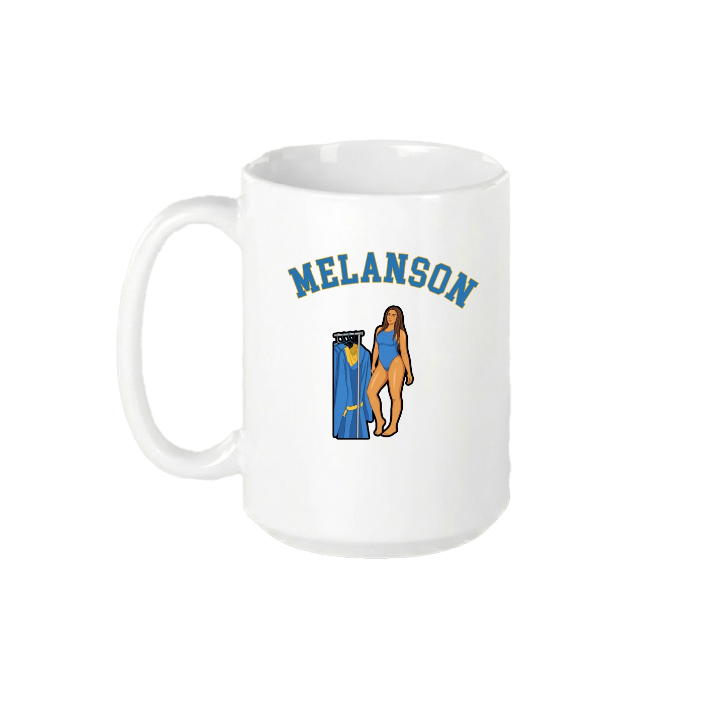 15oz Coffee Mug — Shirsey Arch in White