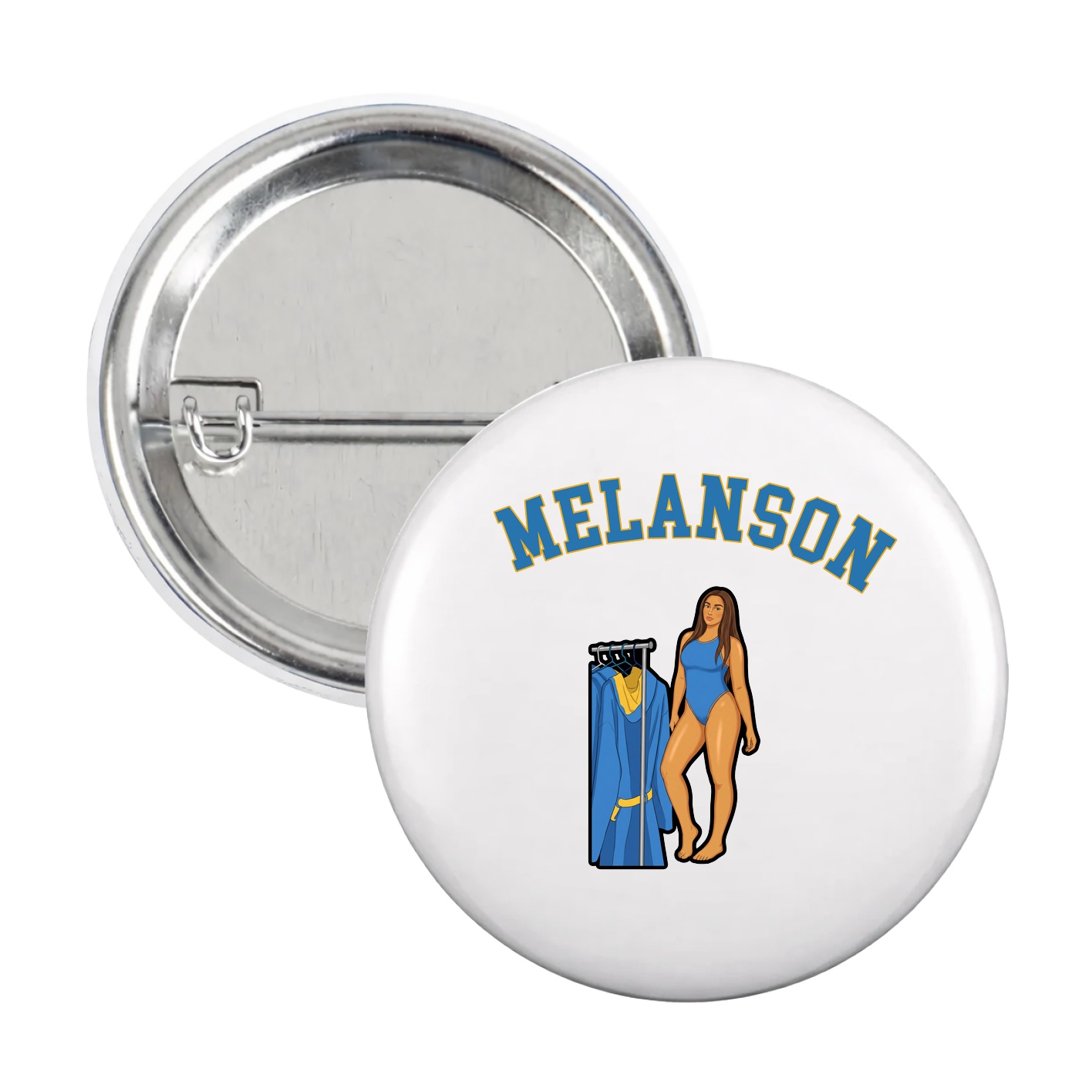 Game Day Button — Shirsey Arch in White