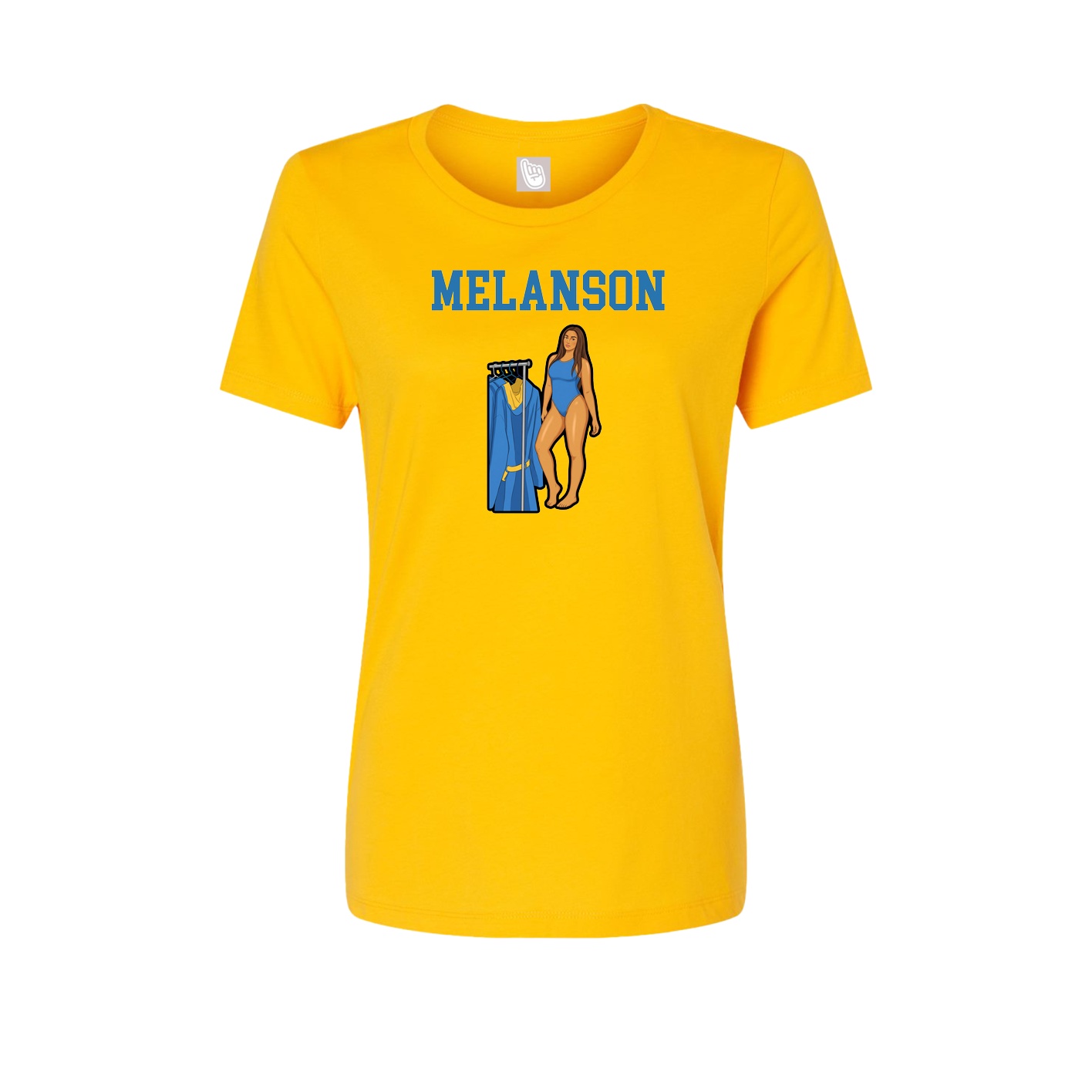 Fitted Women's Tee — Shirsey in Gold