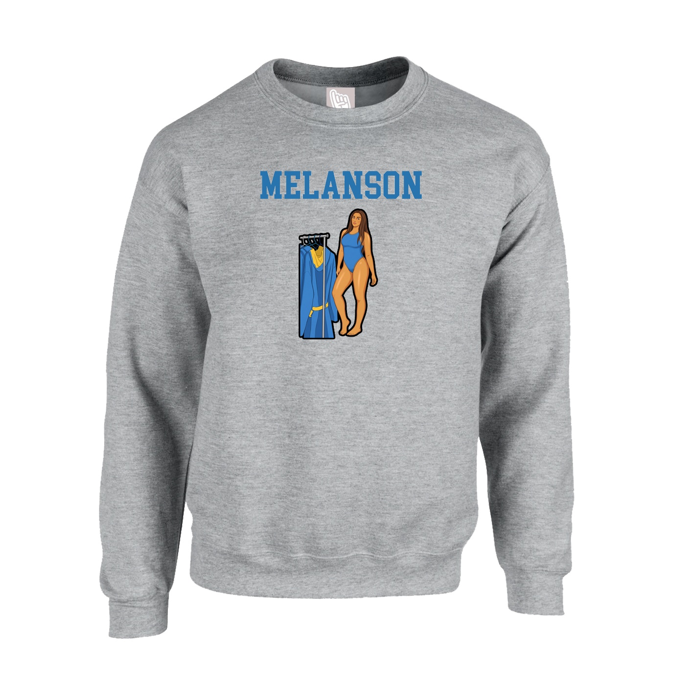 Fleece Crew — Shirsey in Grey