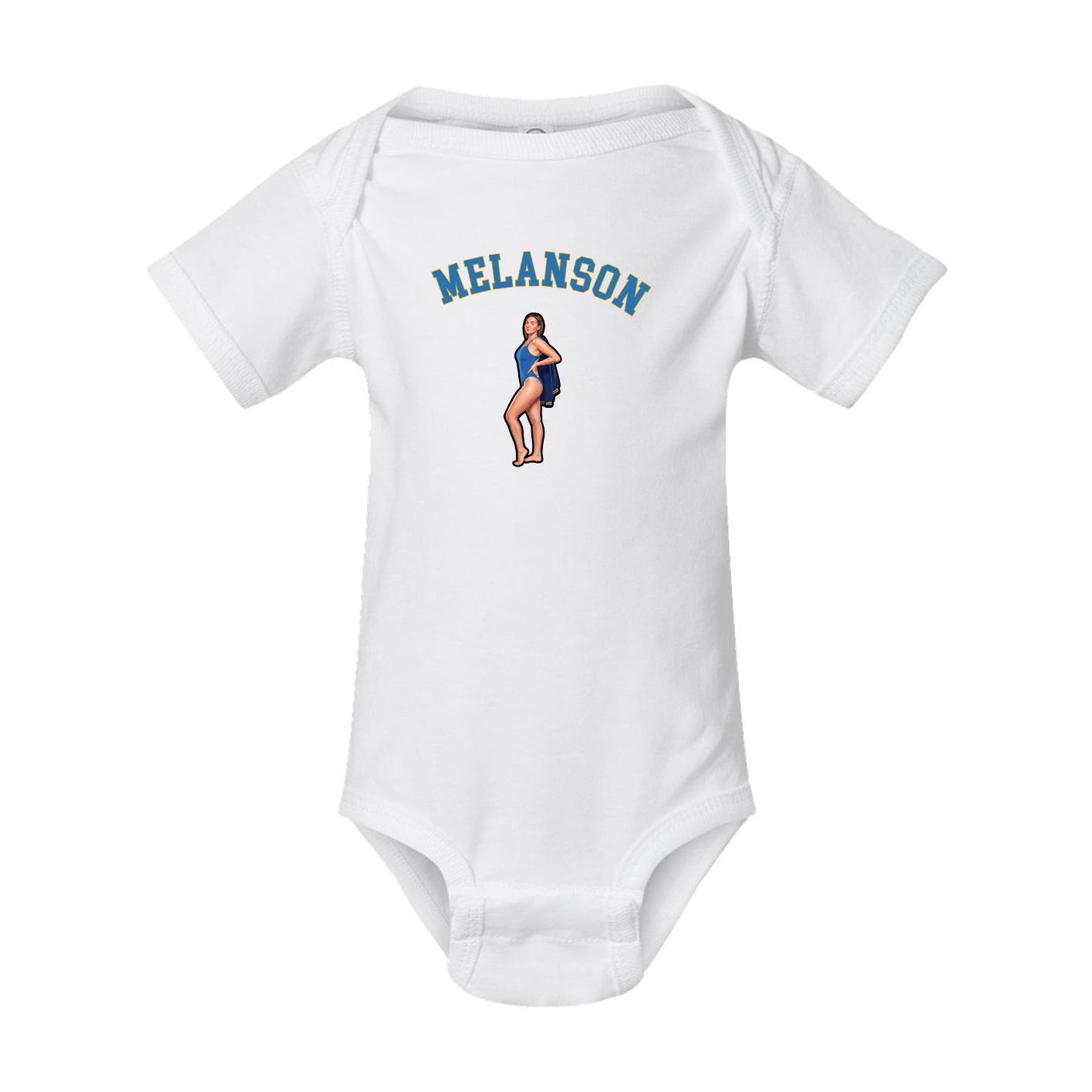 Baby Onesie — Shirsey Arch in White