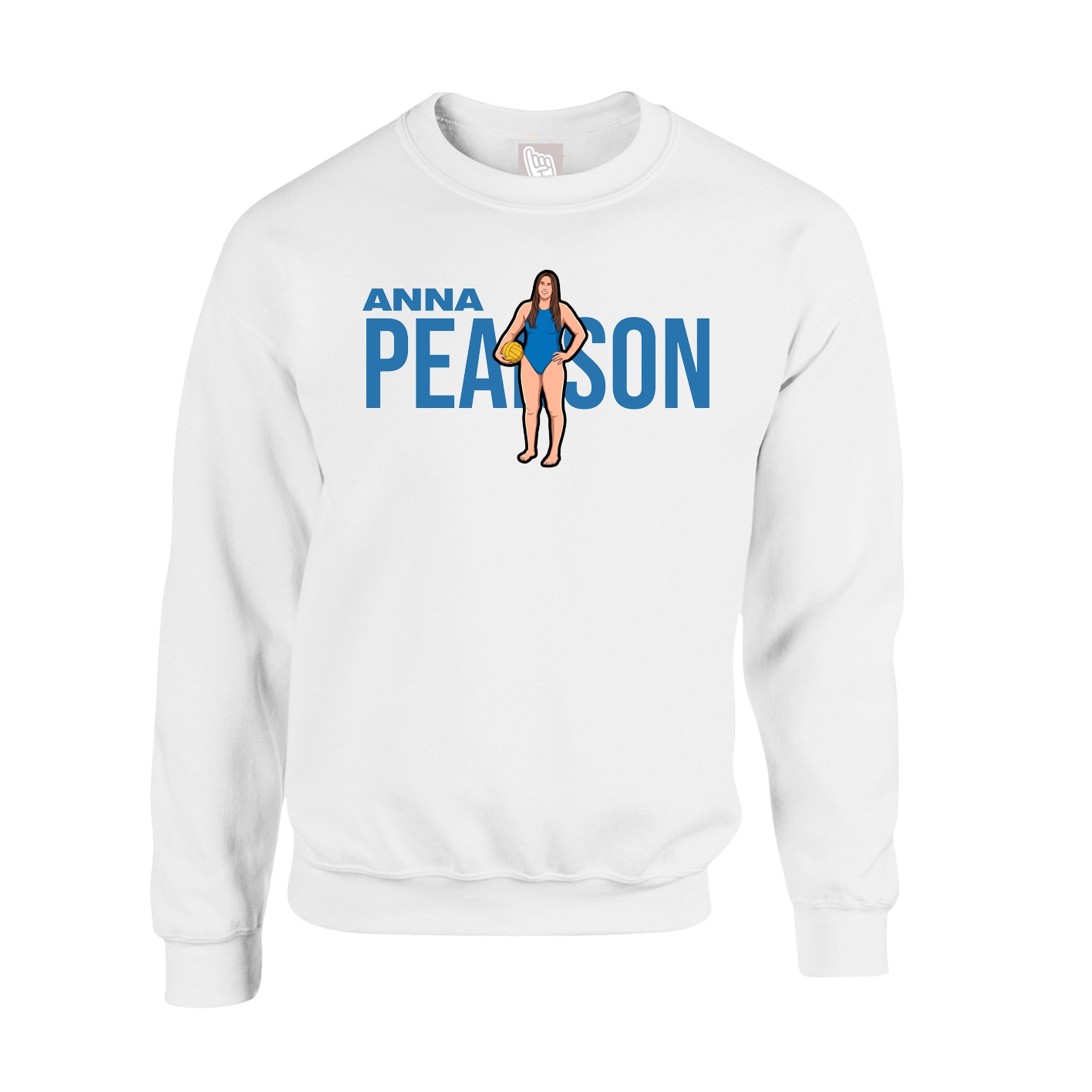 Fleece Crew — Player Name in White
