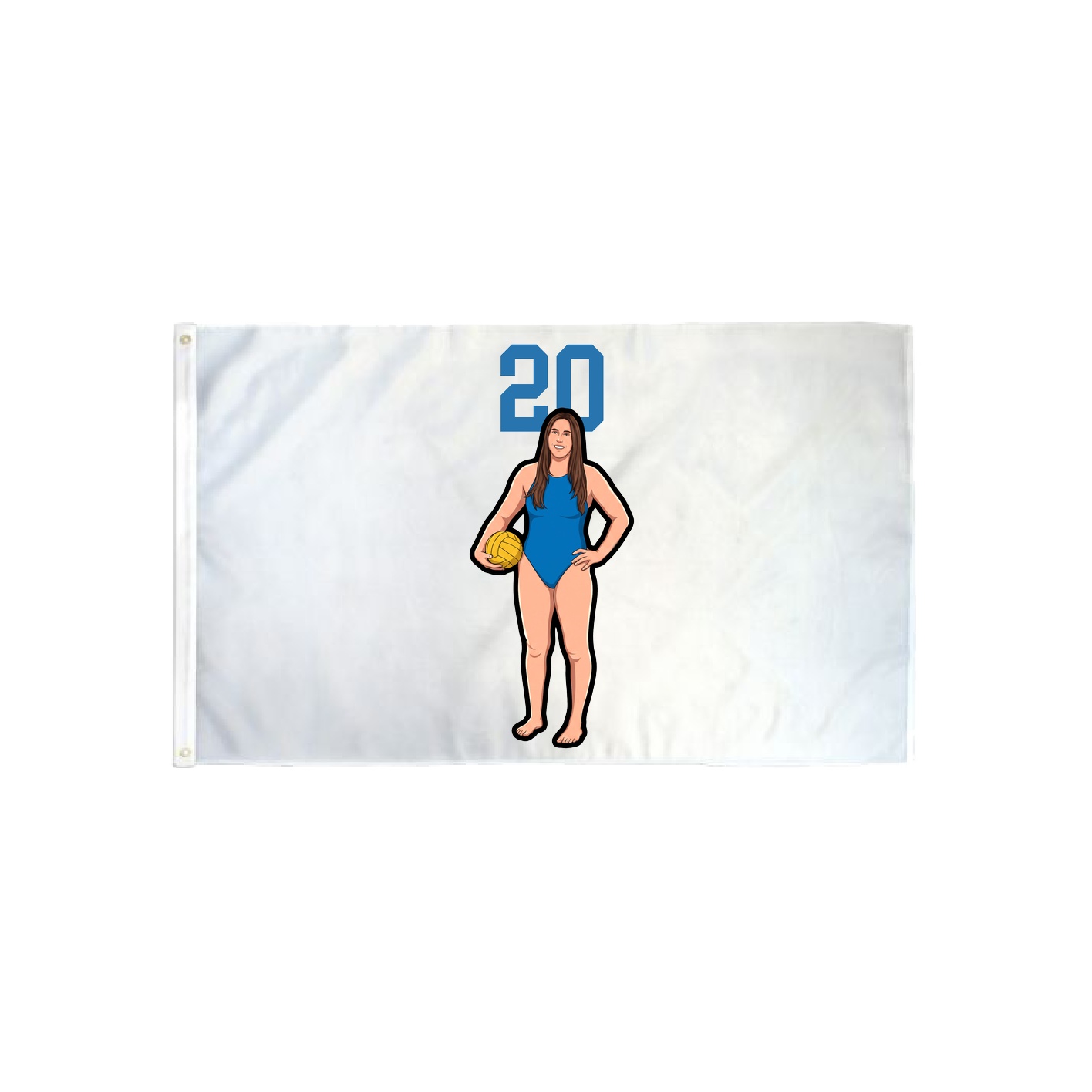 3x5 Flag — Number Top in Classic