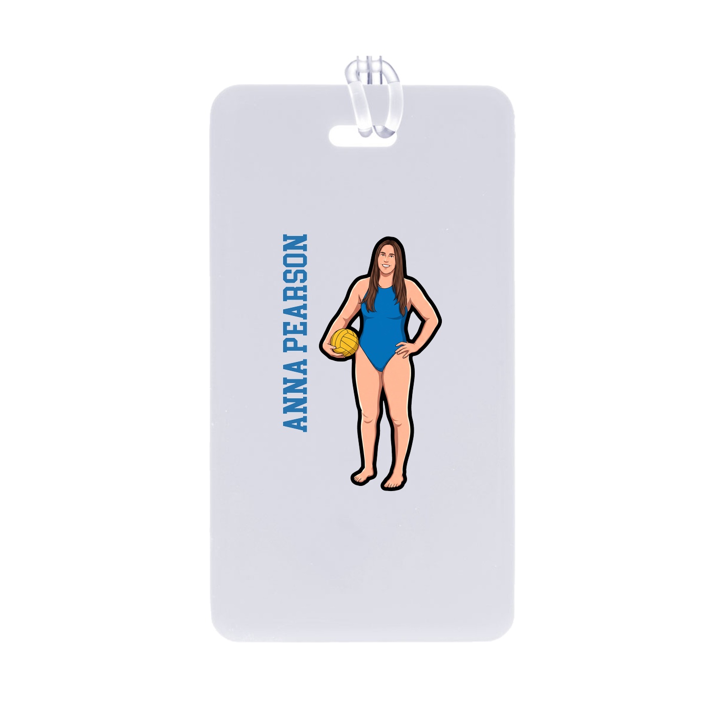 Bag Tag — Name Vertical in Classic