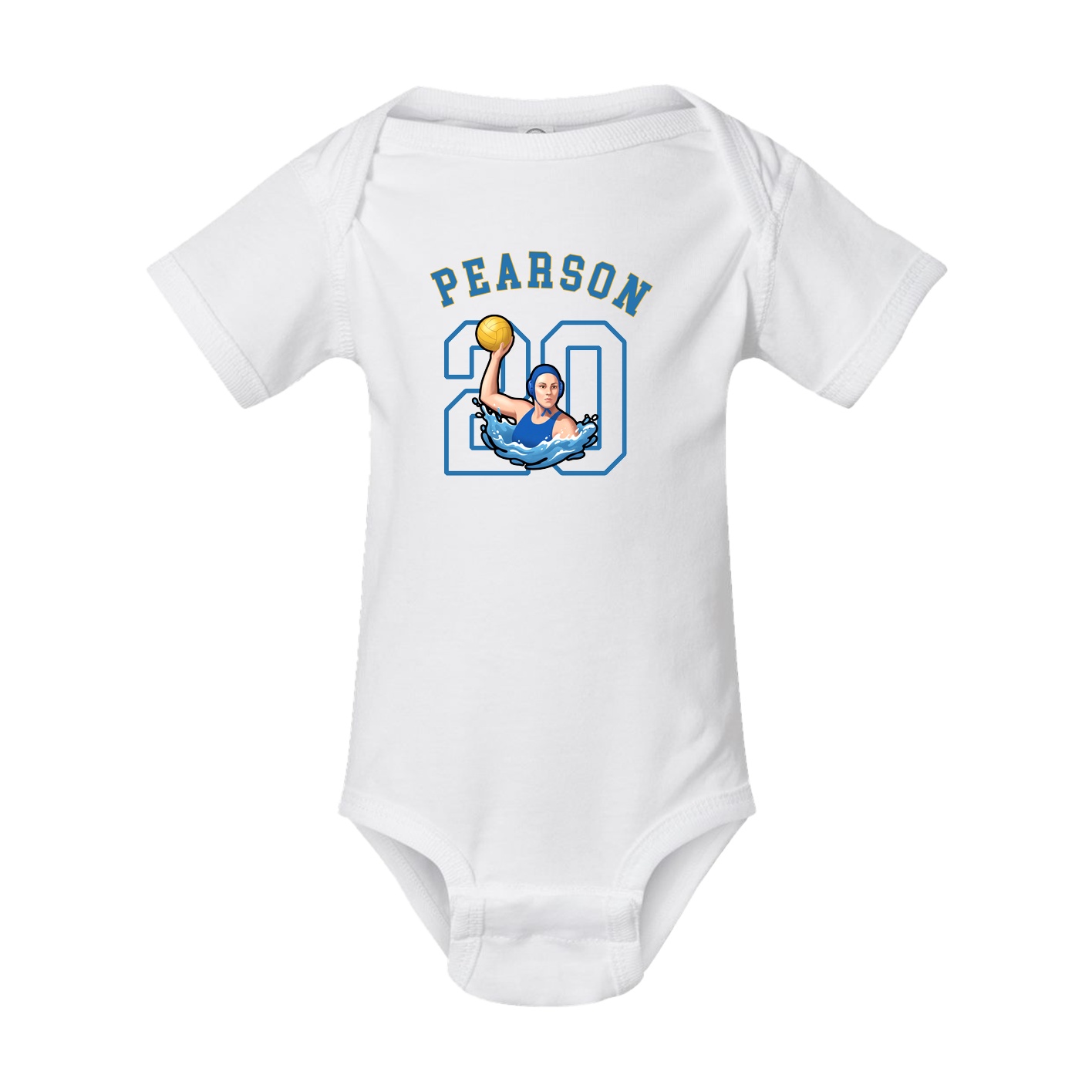 Baby Onesie — Shirsey Arch in White