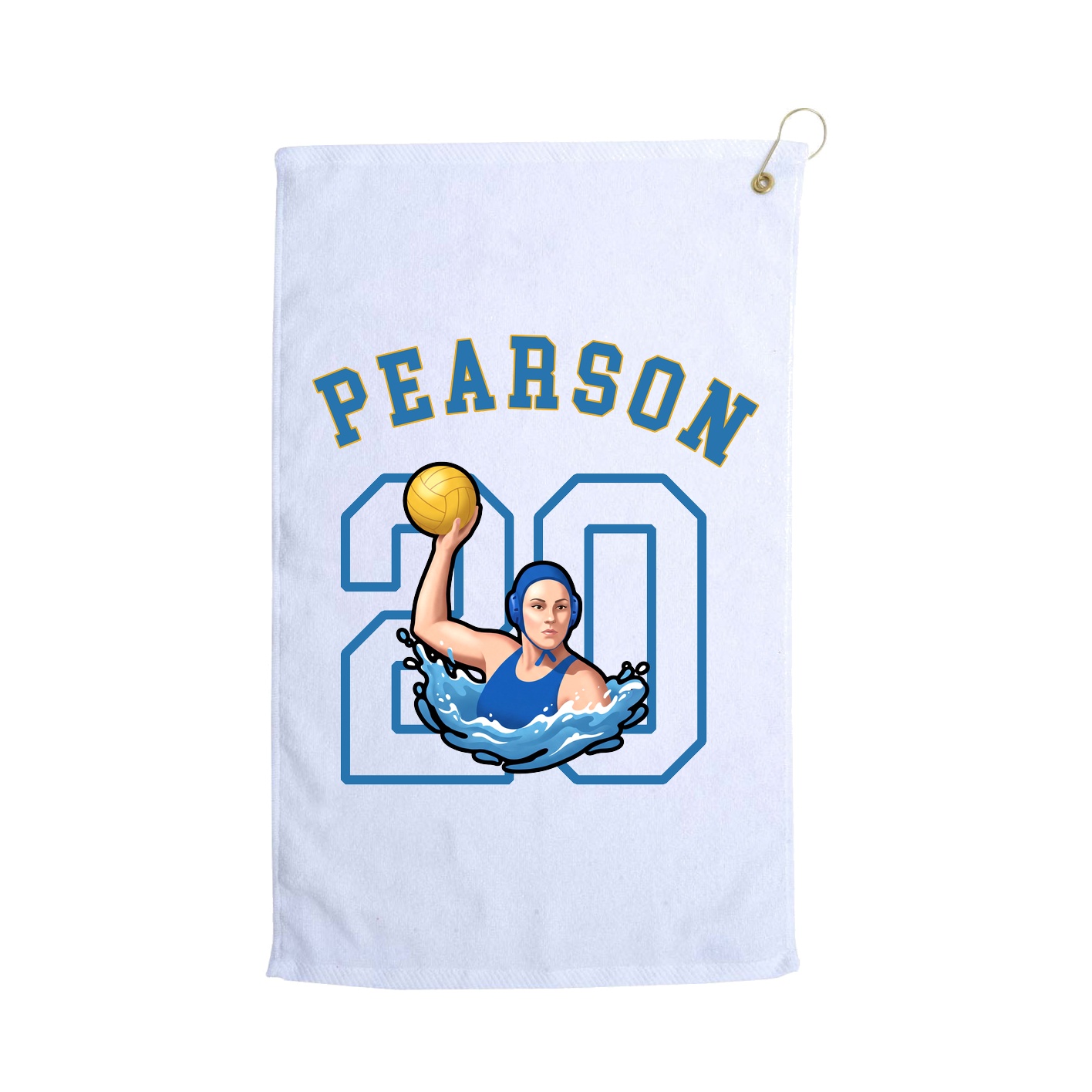 Golf Towel — Shirsey Arch in White