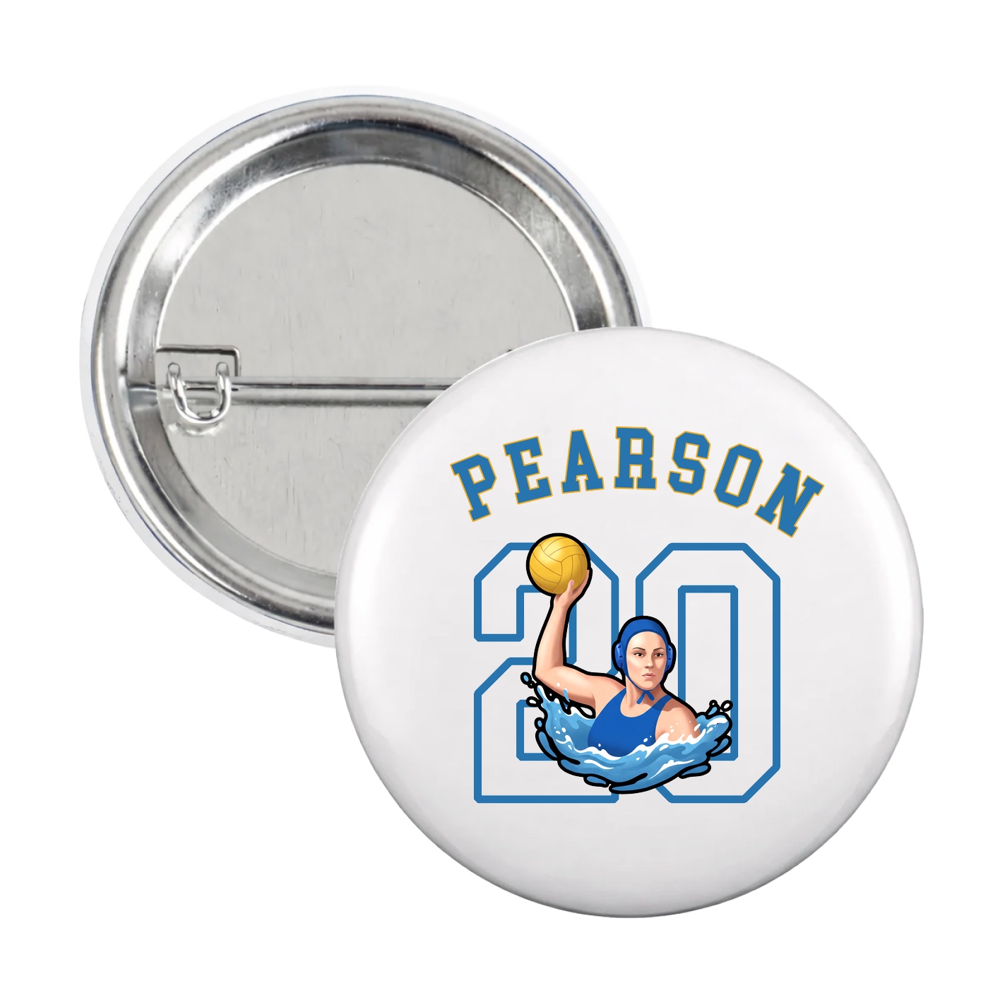 Game Day Button — Shirsey Arch in White