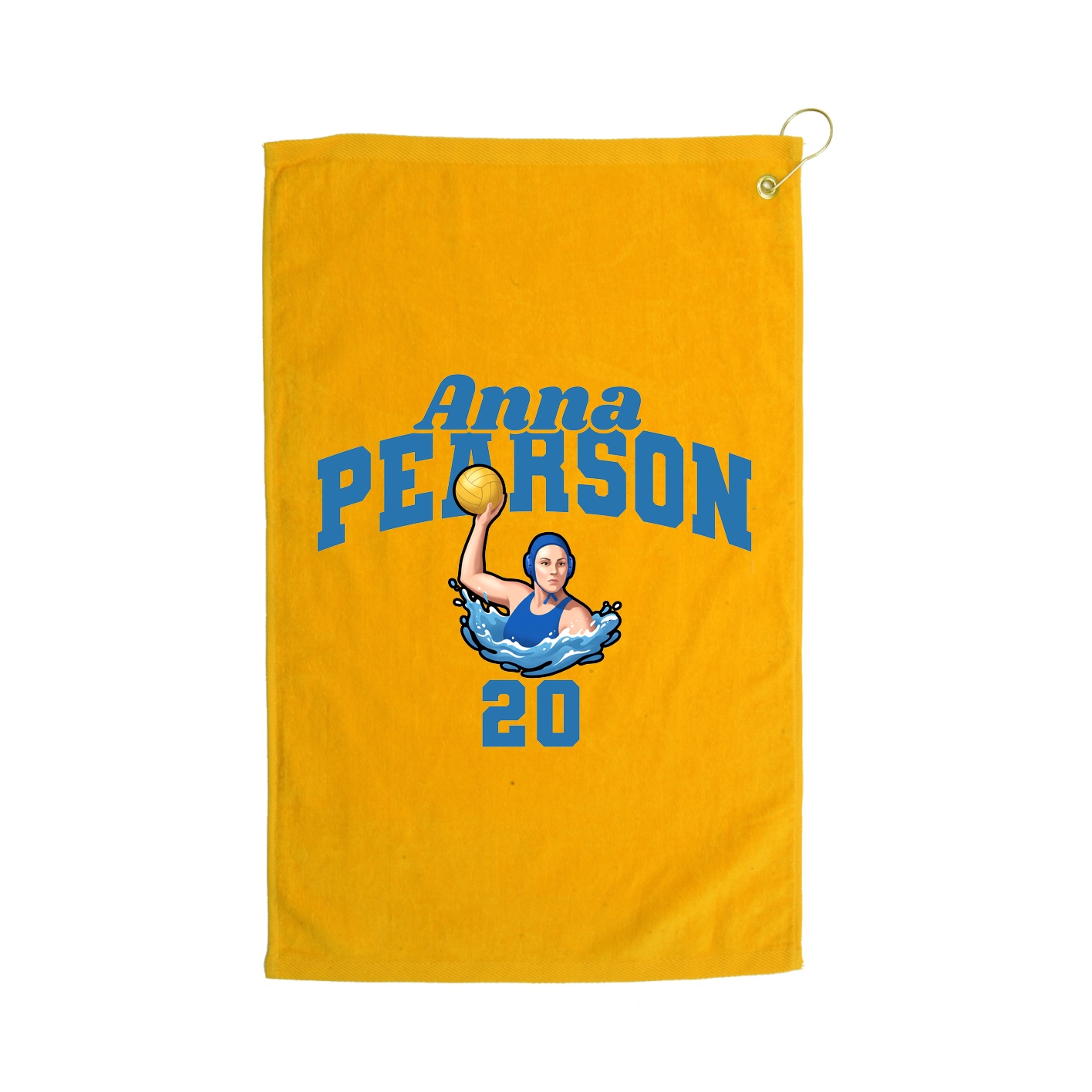 Golf Towel — Signature Arch in Gold