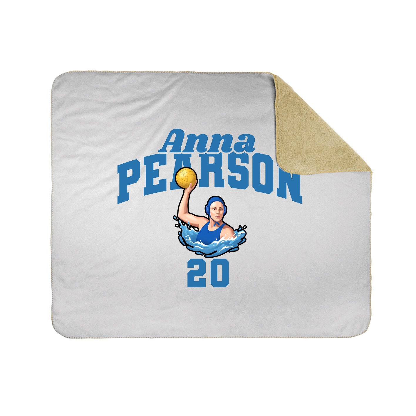 Throw Blanket — Signature Arch in White