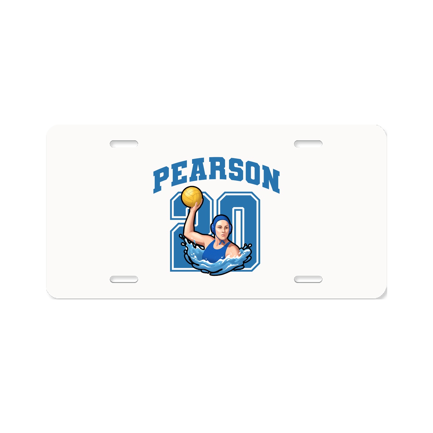 License Plate — Number in Classic