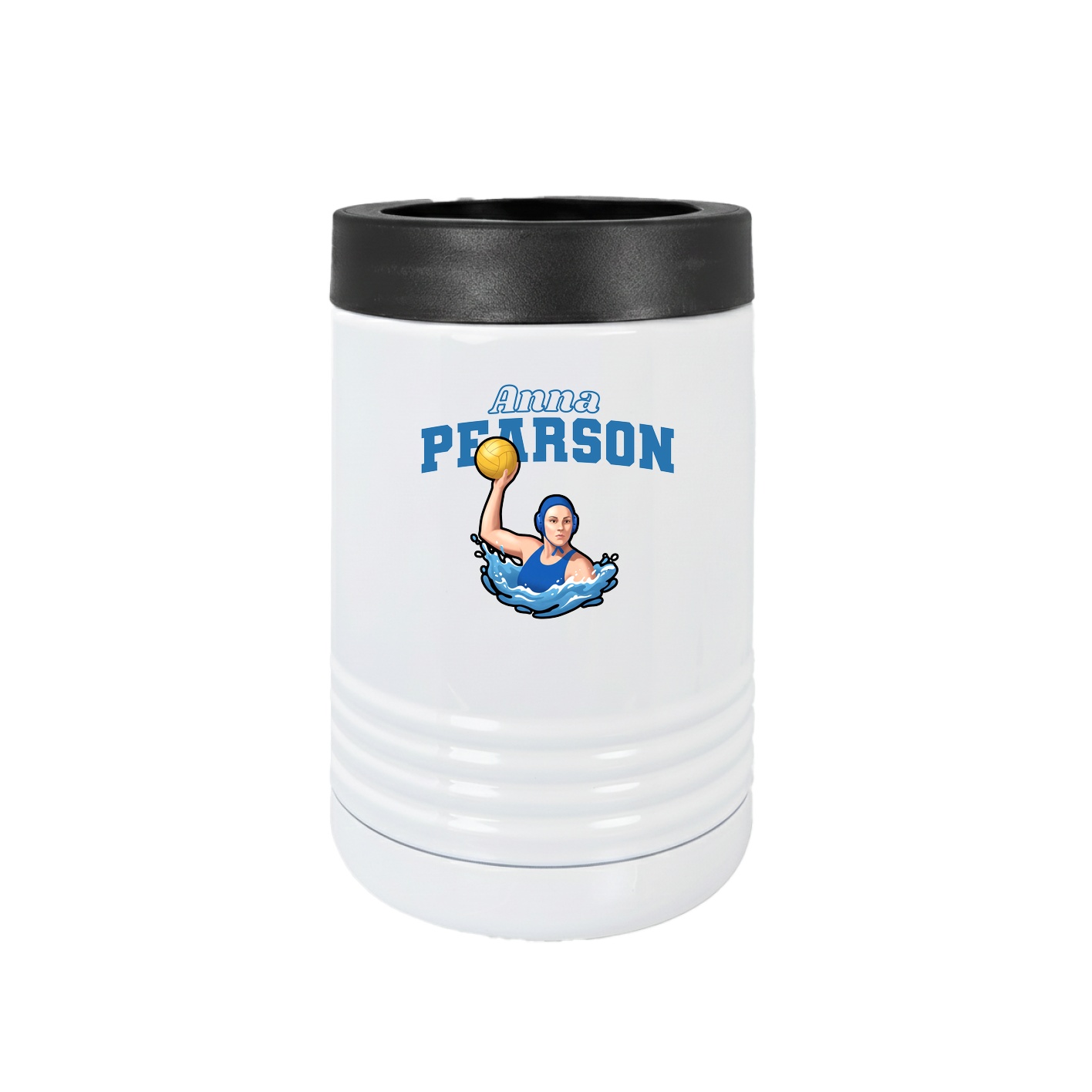 Beverage Holder — Name Arch in White