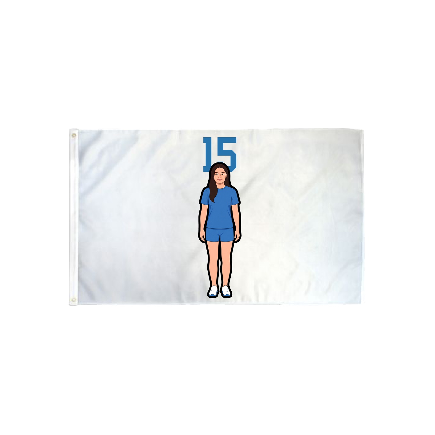 3x5 Flag — Number Top in Classic