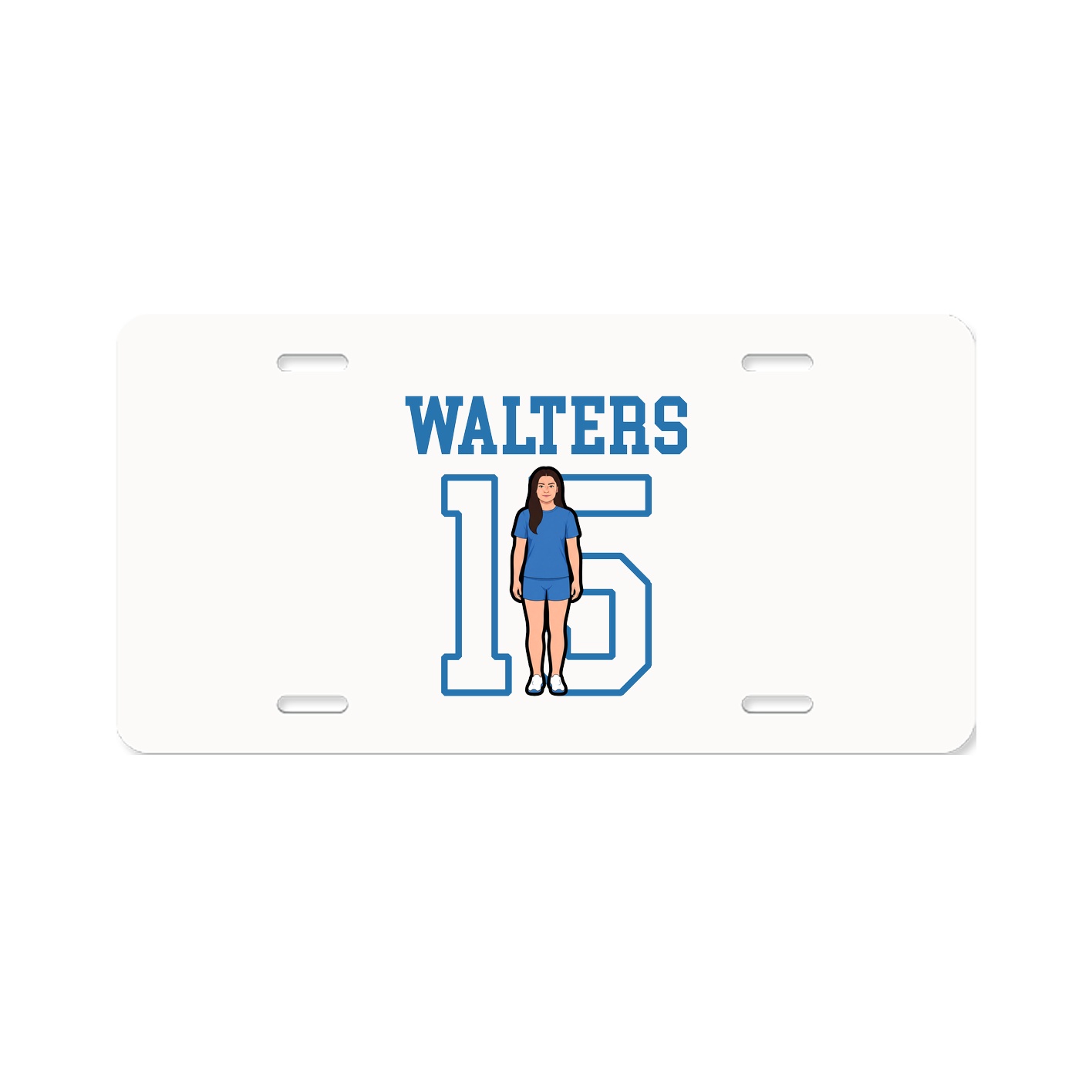 License Plate — Shirsey in Classic