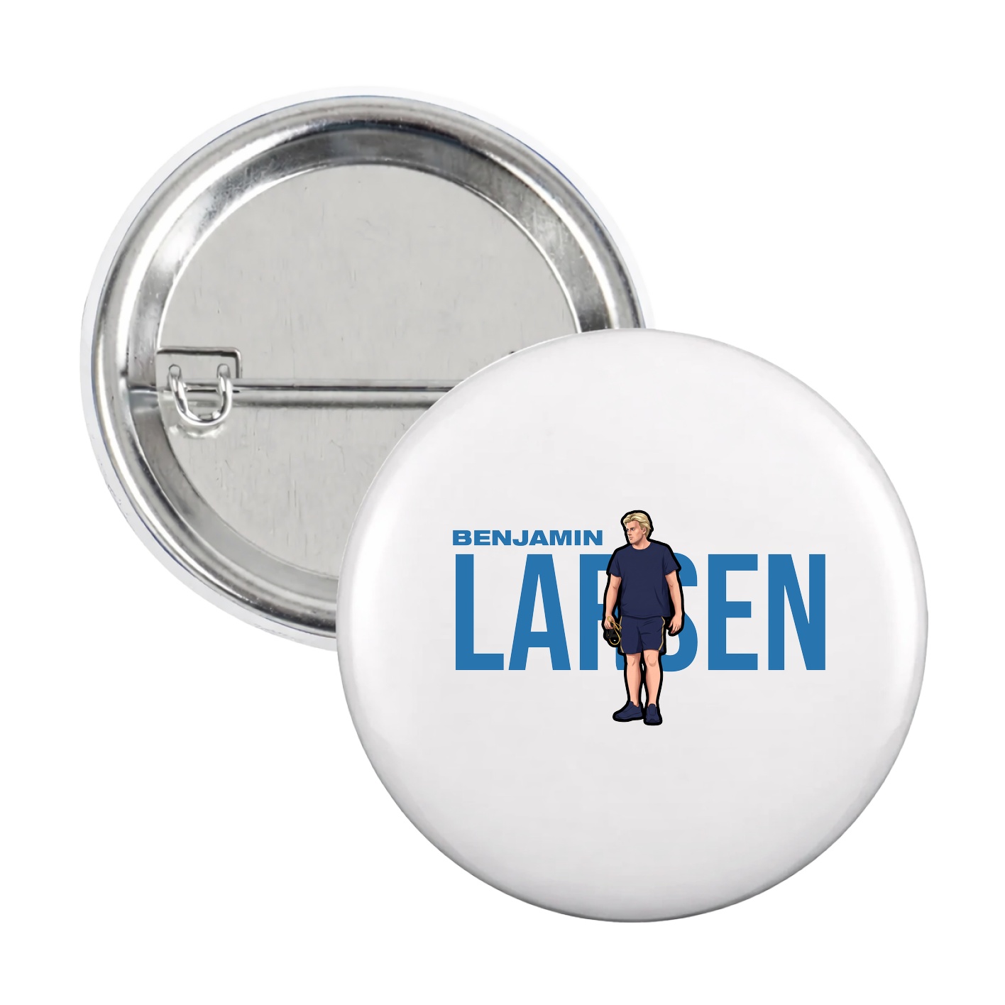 Game Day Button — Player Name in White