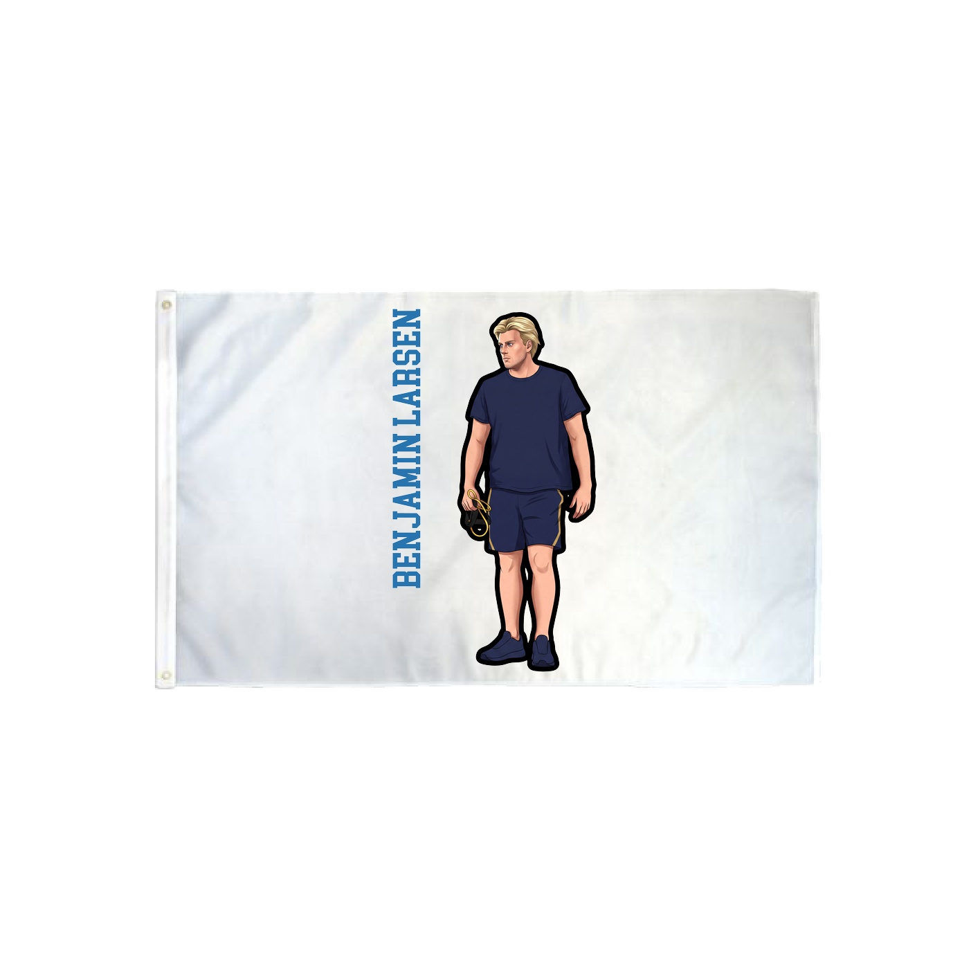 3x5 Flag — Name Vertical in Classic
