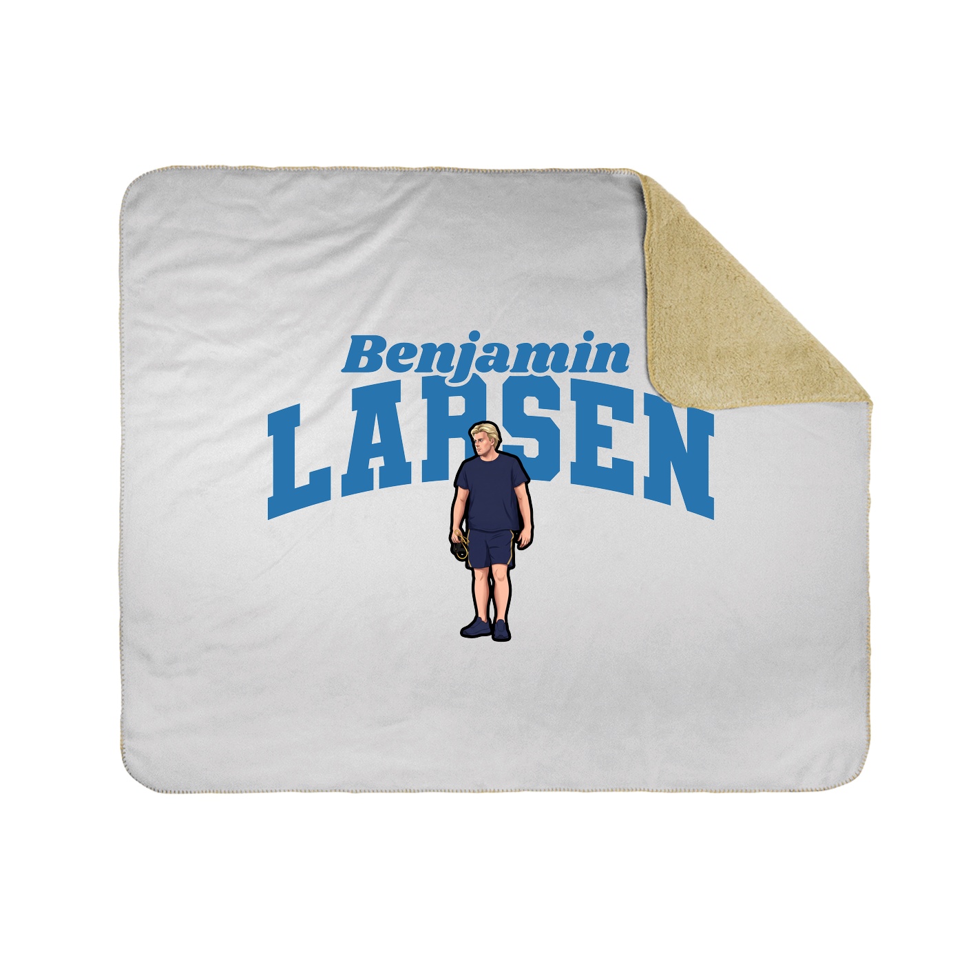 Throw Blanket — Signature Arch in White