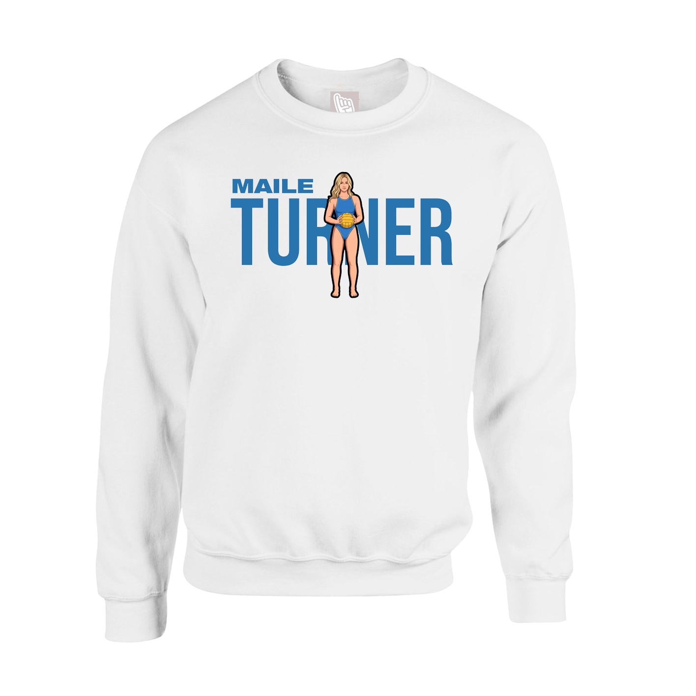 Fleece Crew — Player Name in White