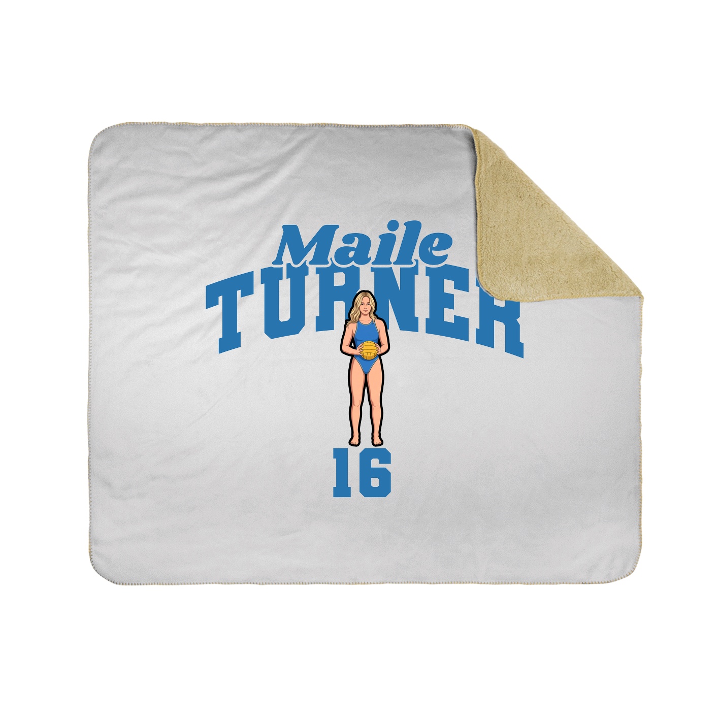 Throw Blanket — Signature Arch in White