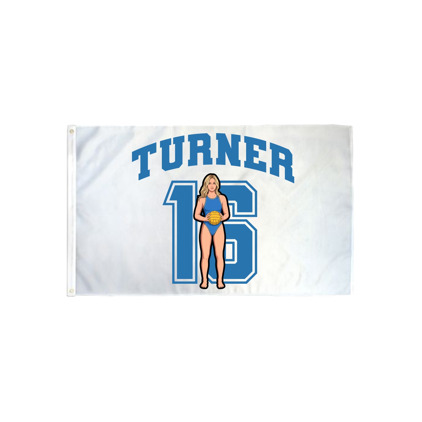3x5 Flag — Number in Classic