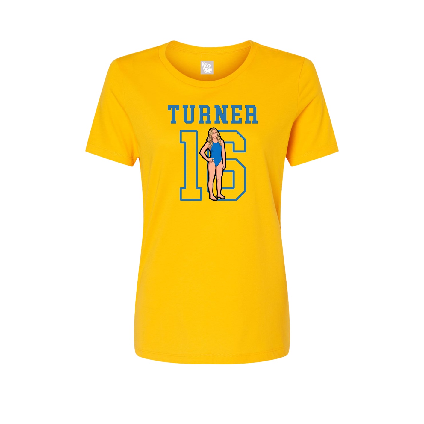 Fitted Women's Tee — Shirsey in Gold