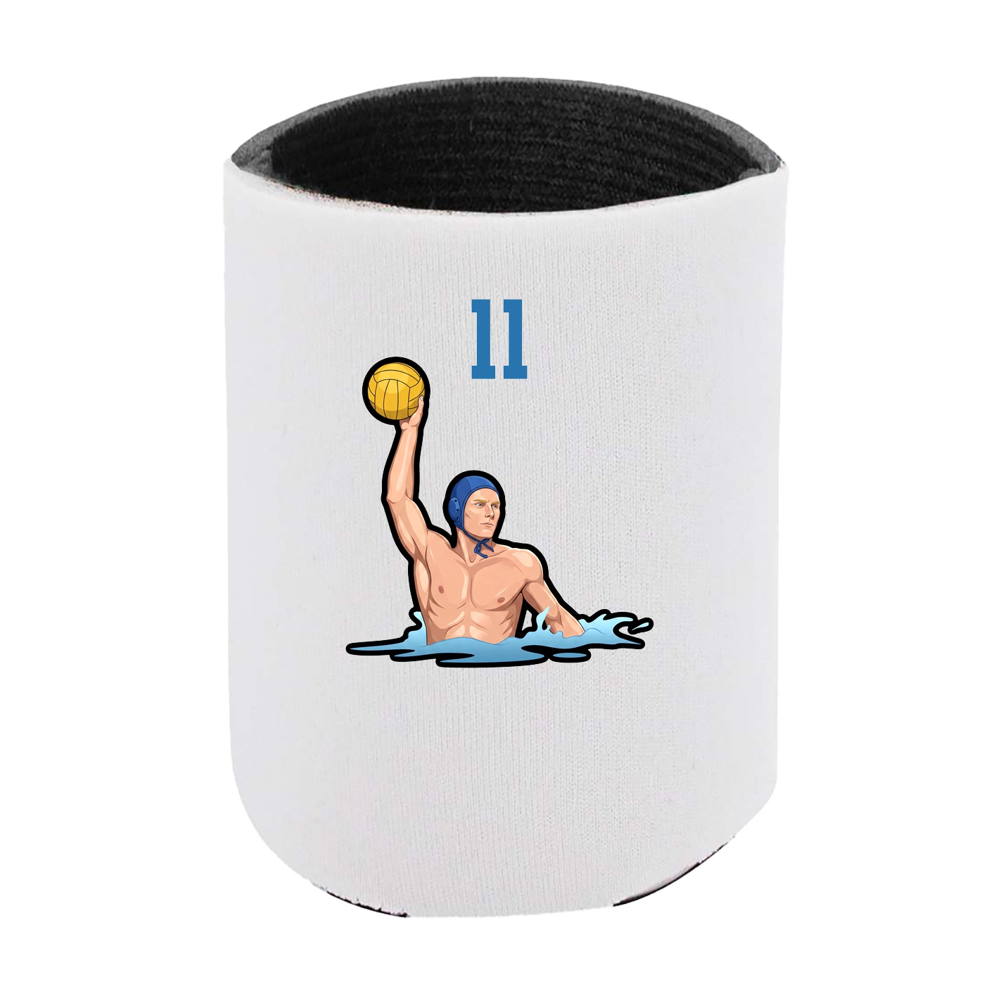 Can Holder — Number Top in White