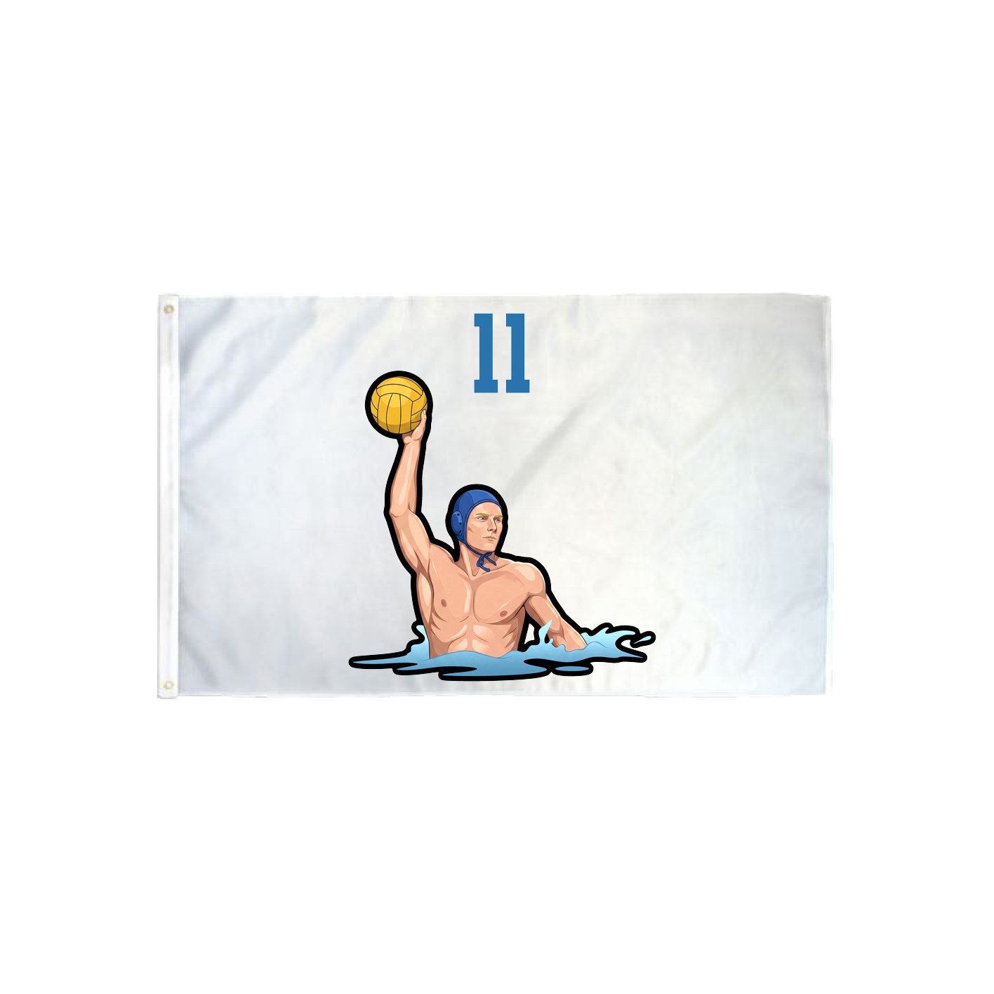 3x5 Flag — Number Top in Classic