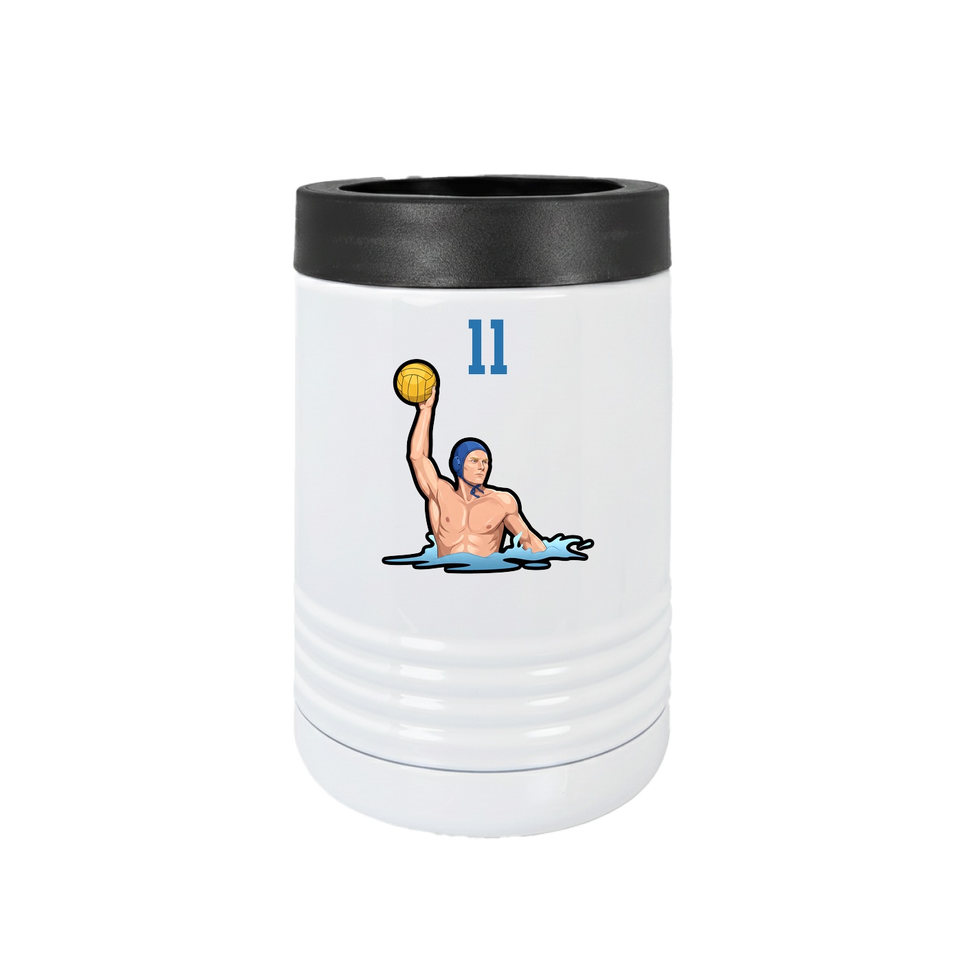 Beverage Holder — Number Top in White