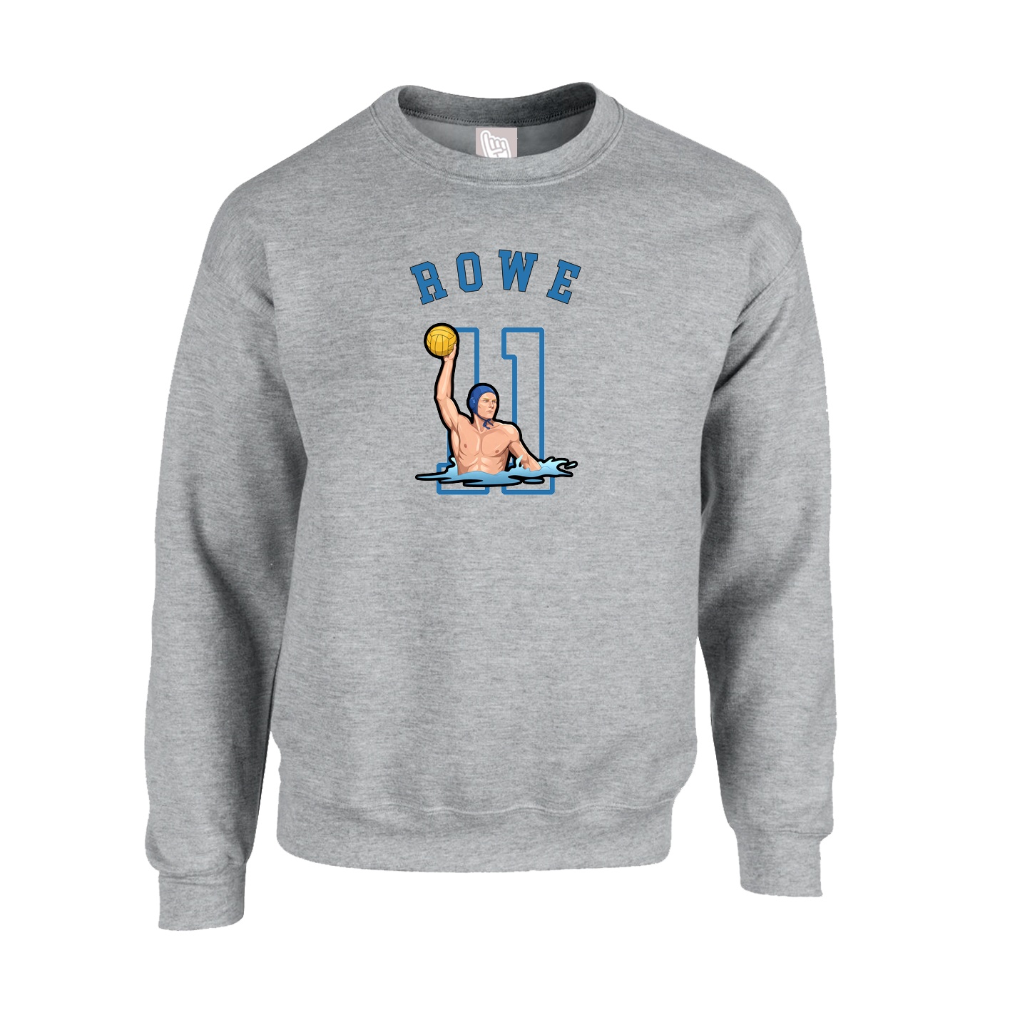 Fleece Crew — Shirsey Arch in Grey
