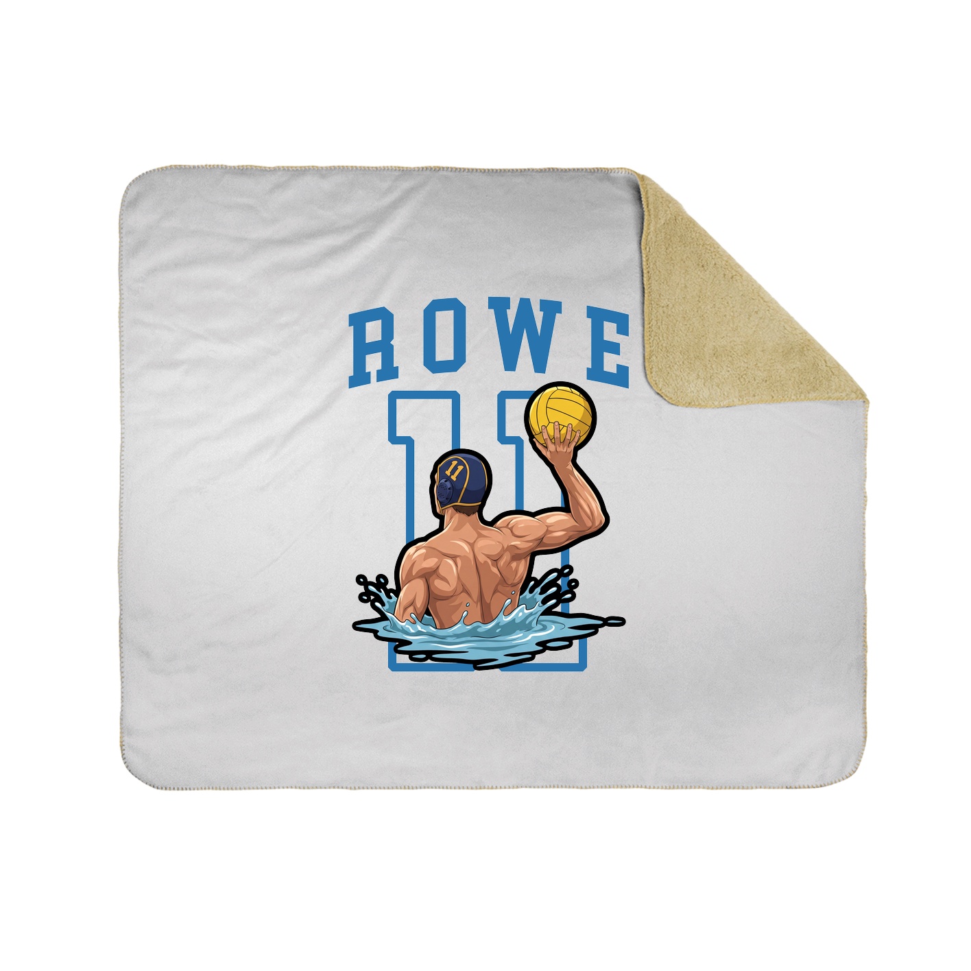 50x60 Sherpa Lined Throw Blanket