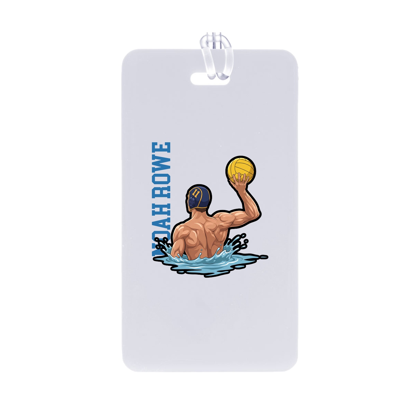 Bag Tag — Name Vertical in Classic