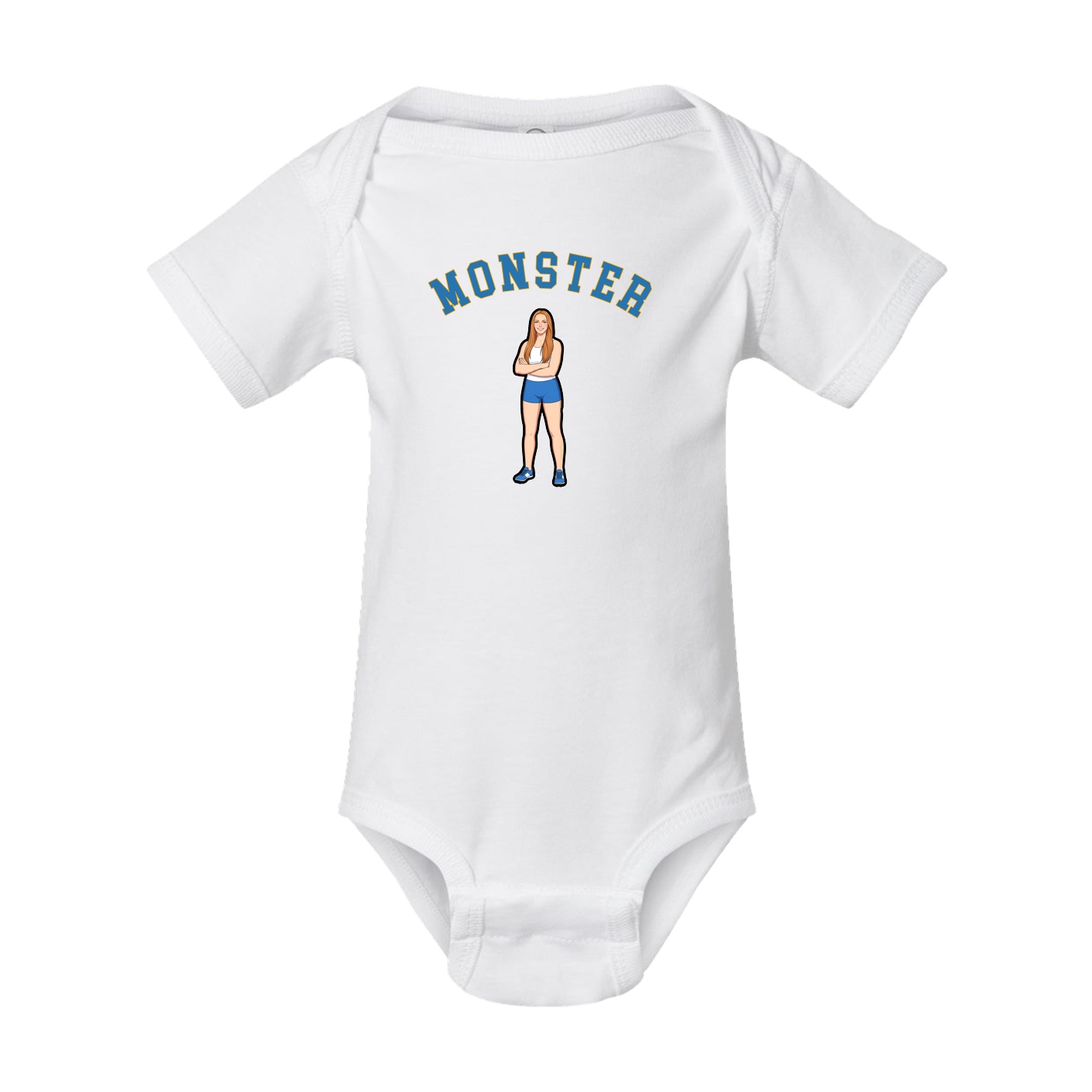 Baby Onesie — Shirsey Arch in White