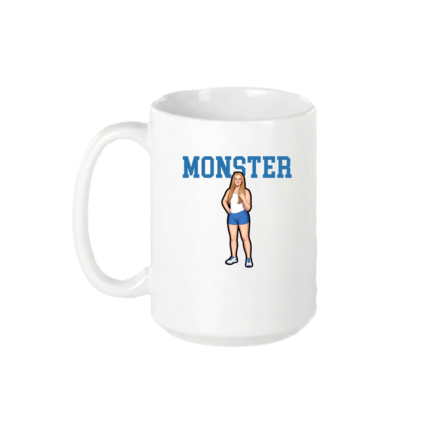 15oz Coffee Mug — Shirsey in White