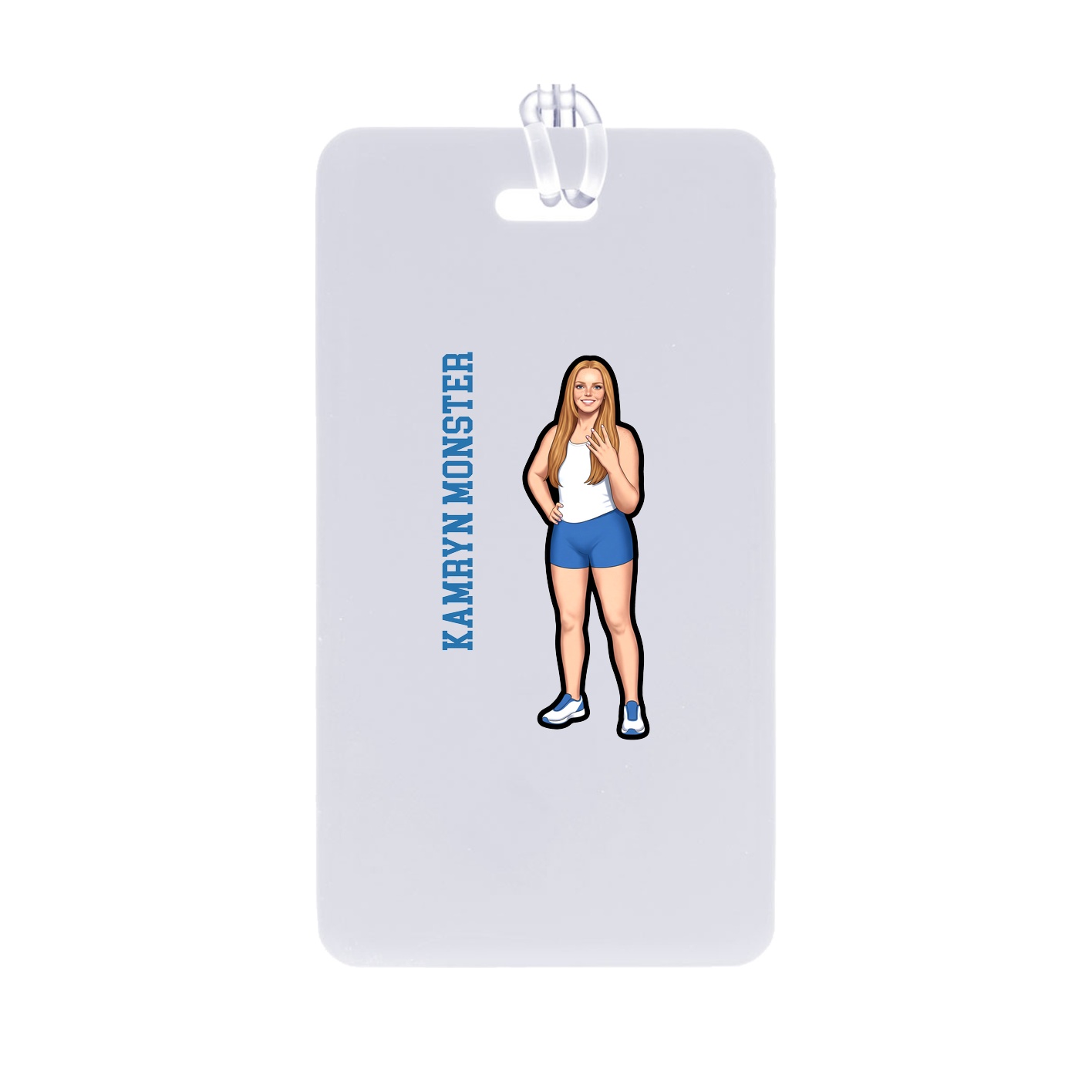 Bag Tag — Name Vertical in Classic