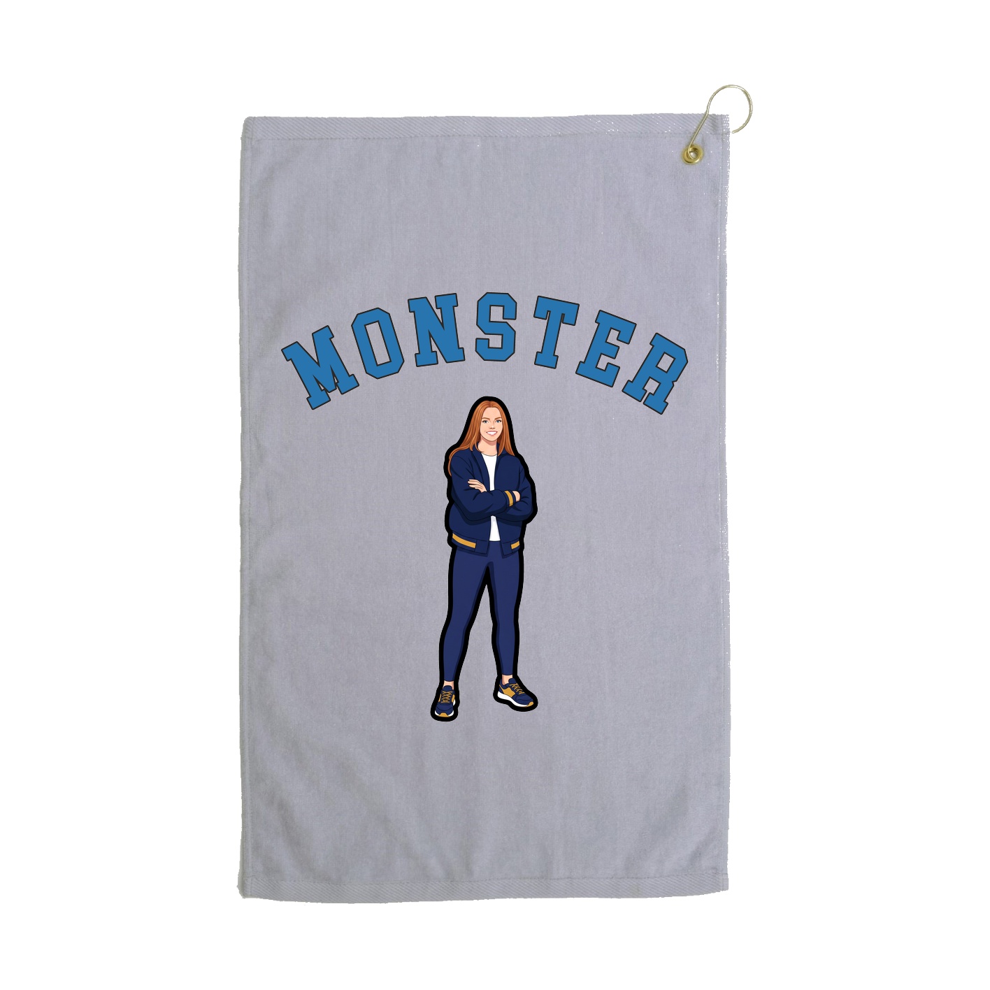Golf Towel — Shirsey Arch in Grey