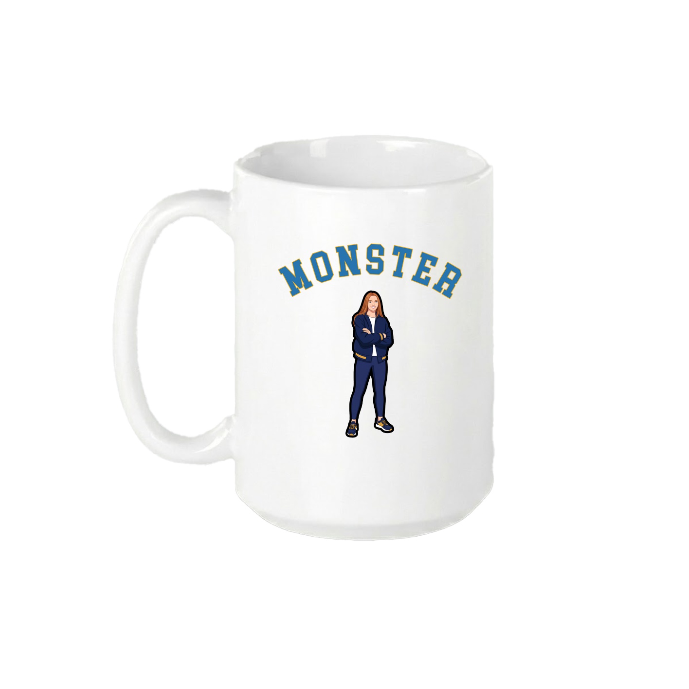 15oz Coffee Mug — Shirsey Arch in White