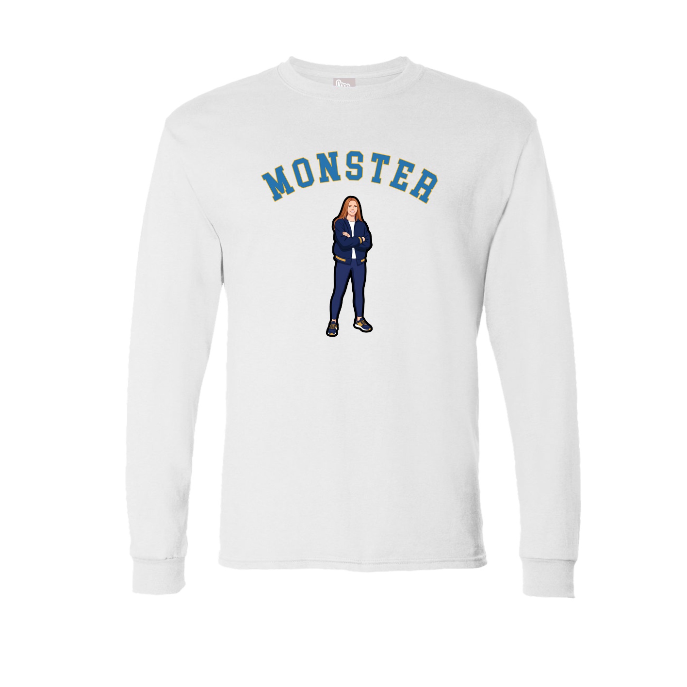 Long Sleeve Tee — Shirsey Arch in White