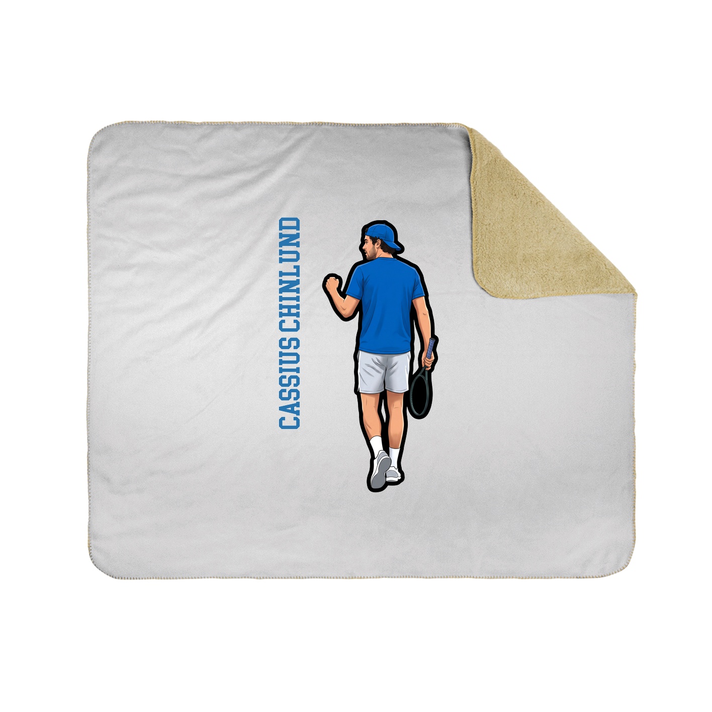 50x60 Sherpa Lined Throw Blanket