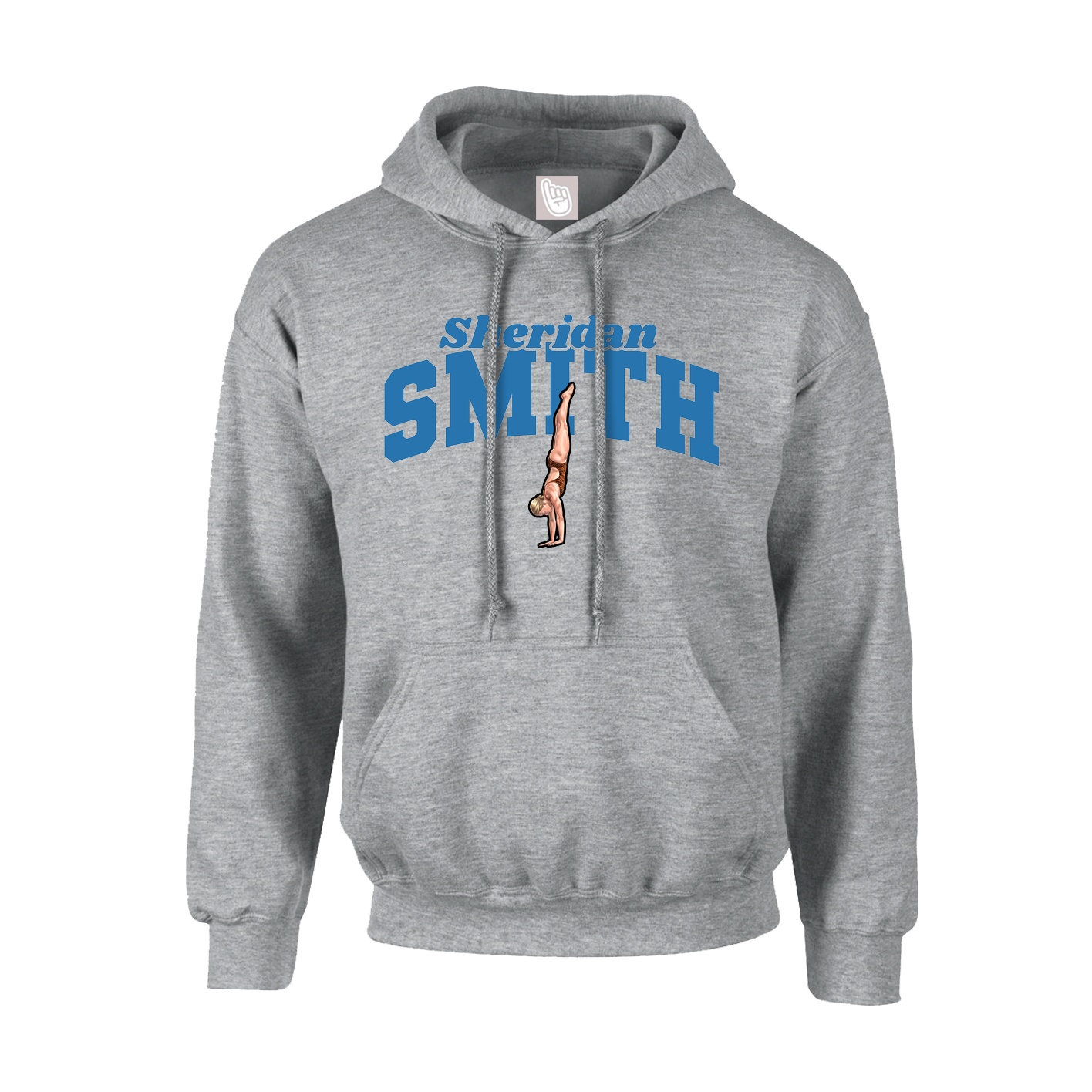 Hoodie — Signature Arch in Grey