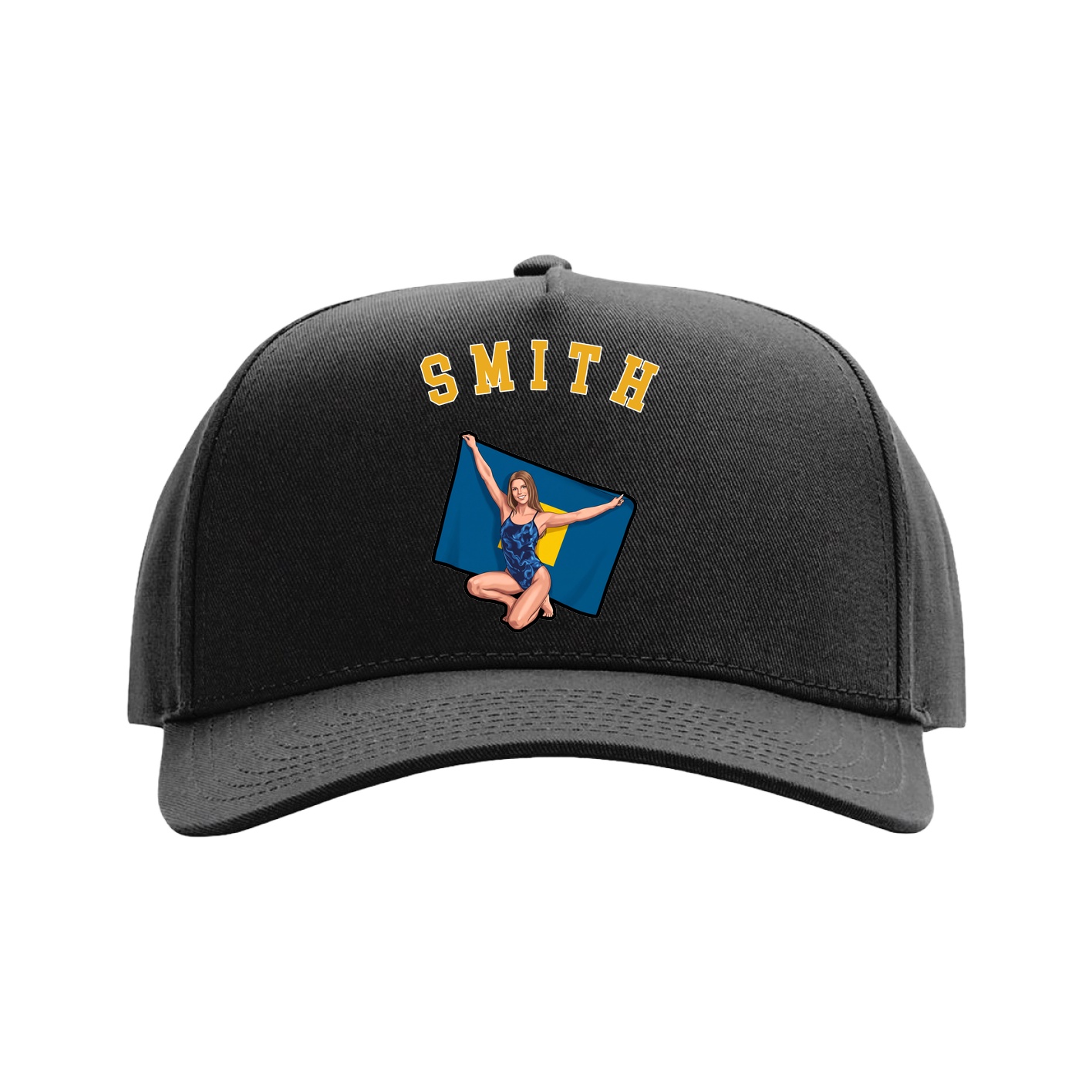 Full Fabric Five-Panel Champ Cap